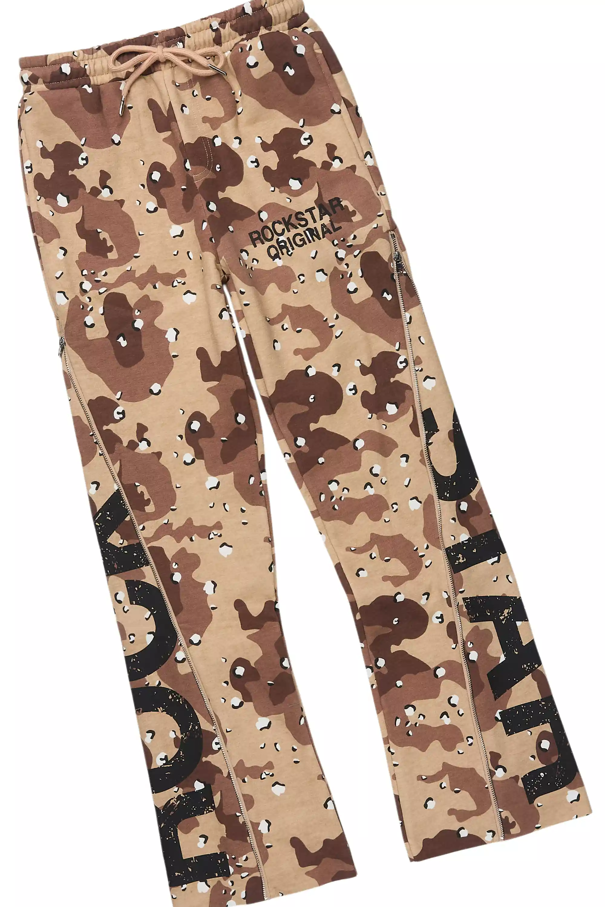 Boys Deniska White/Camo T-Shirt Baggy Stacked Flare Set - Image 12