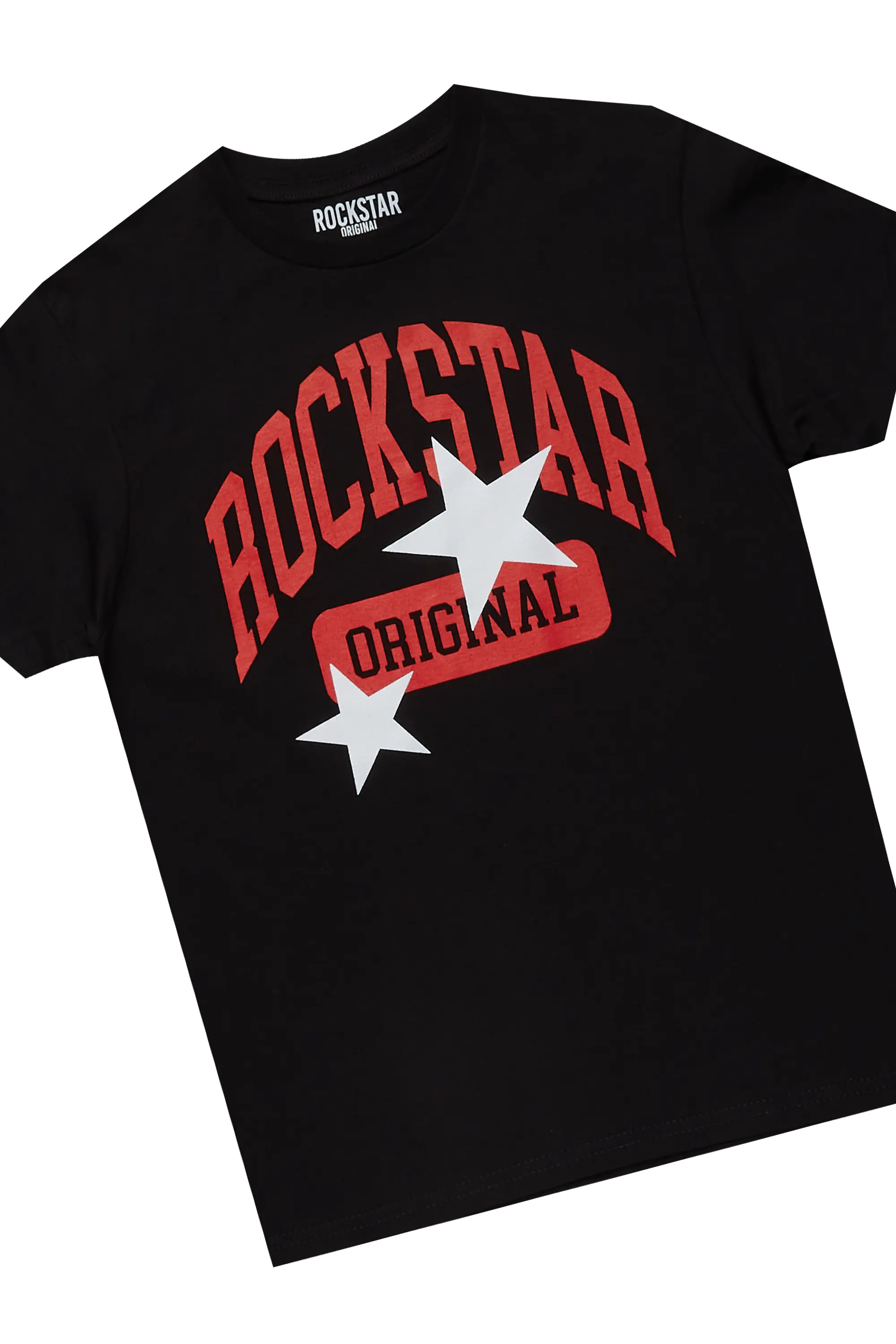 Boys Cato Black T-Shirt Stacked Set - Image 2