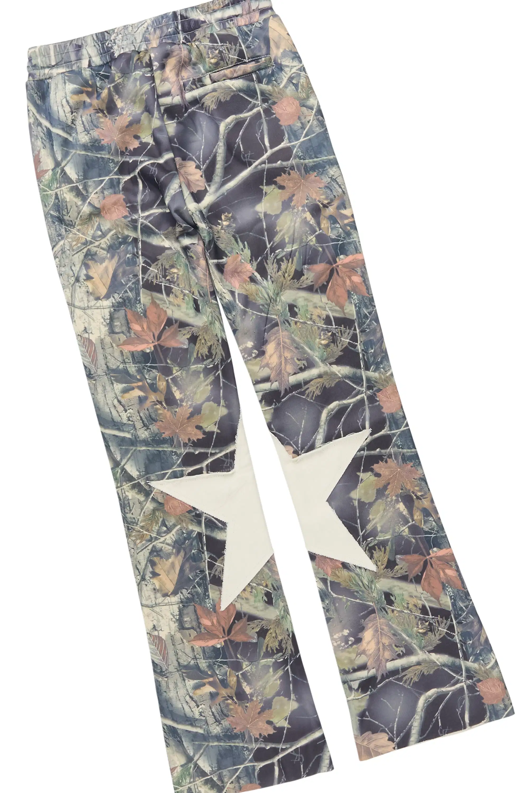 Boys Delgaro Heather Grey/Camo Long Sleeve T-Shirt Track Set - Image 4