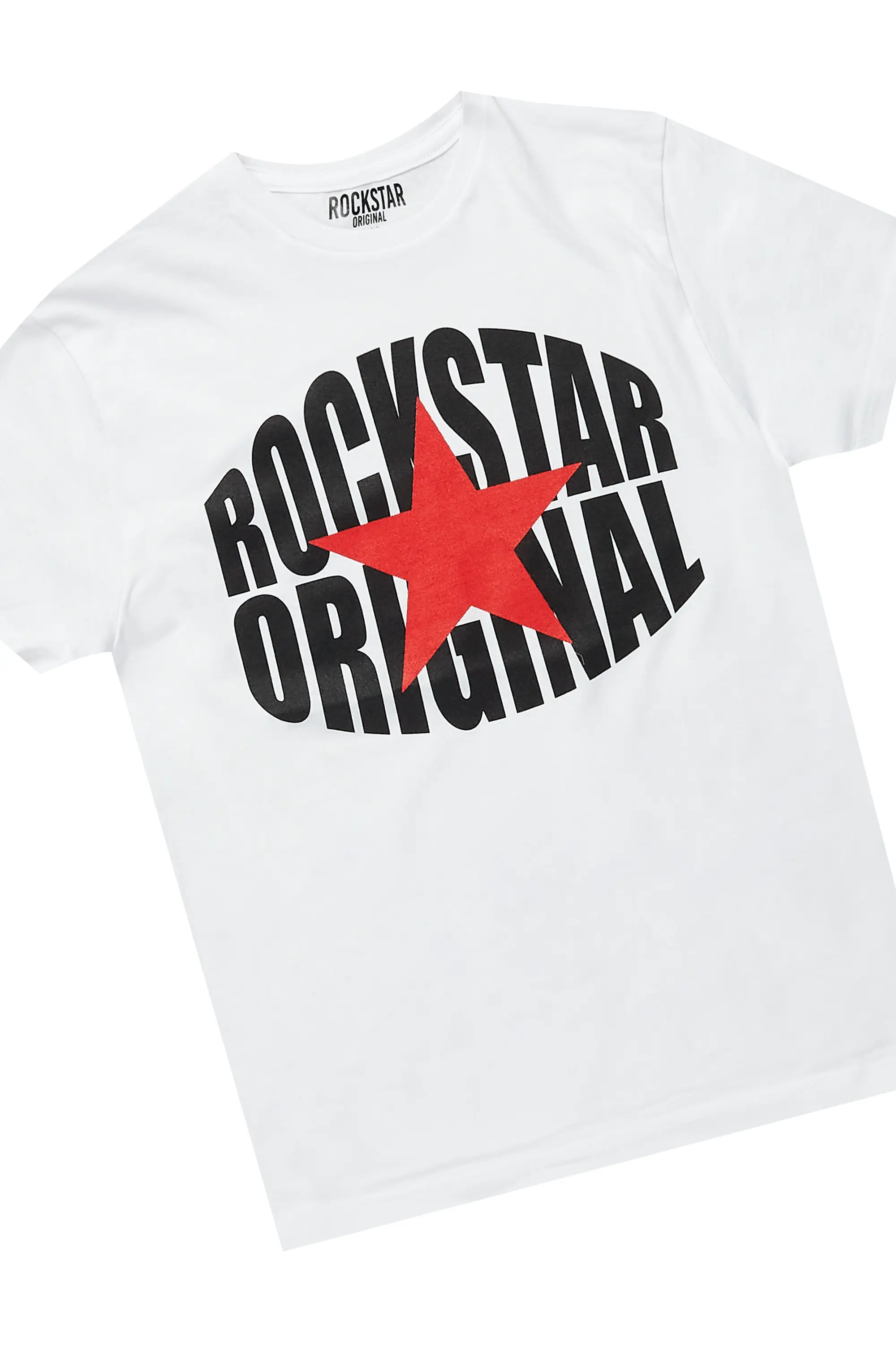 Boys Ezra White/Grey T-Shirt Super Stacked Set - Image 2
