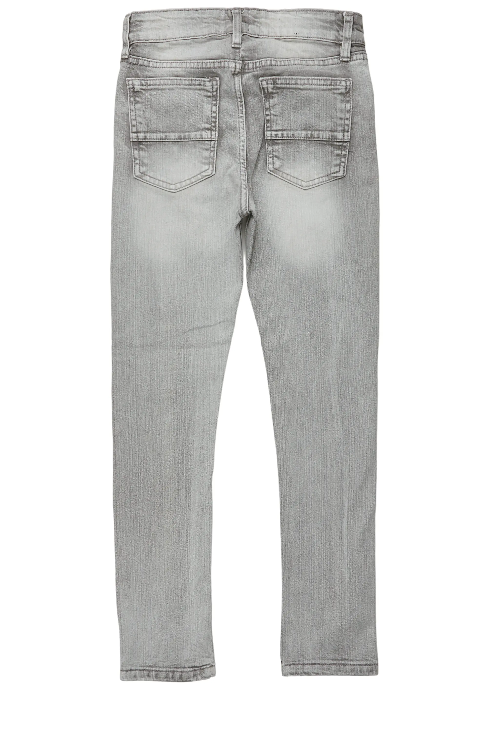 Girls Hadia Grey Ripped Skinny Jean - Image 7