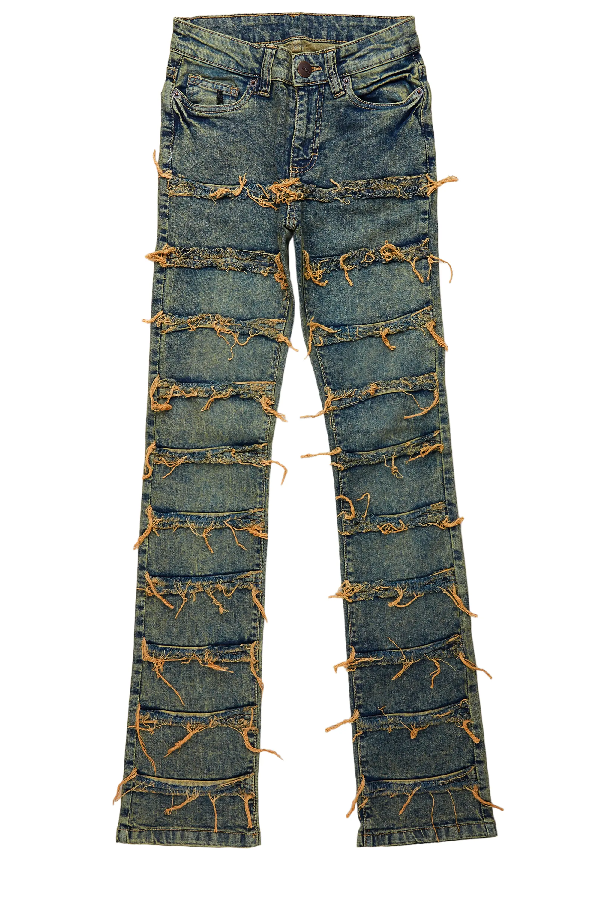 Girls Kazu Vintage Stacked Flare Jean - Image 2