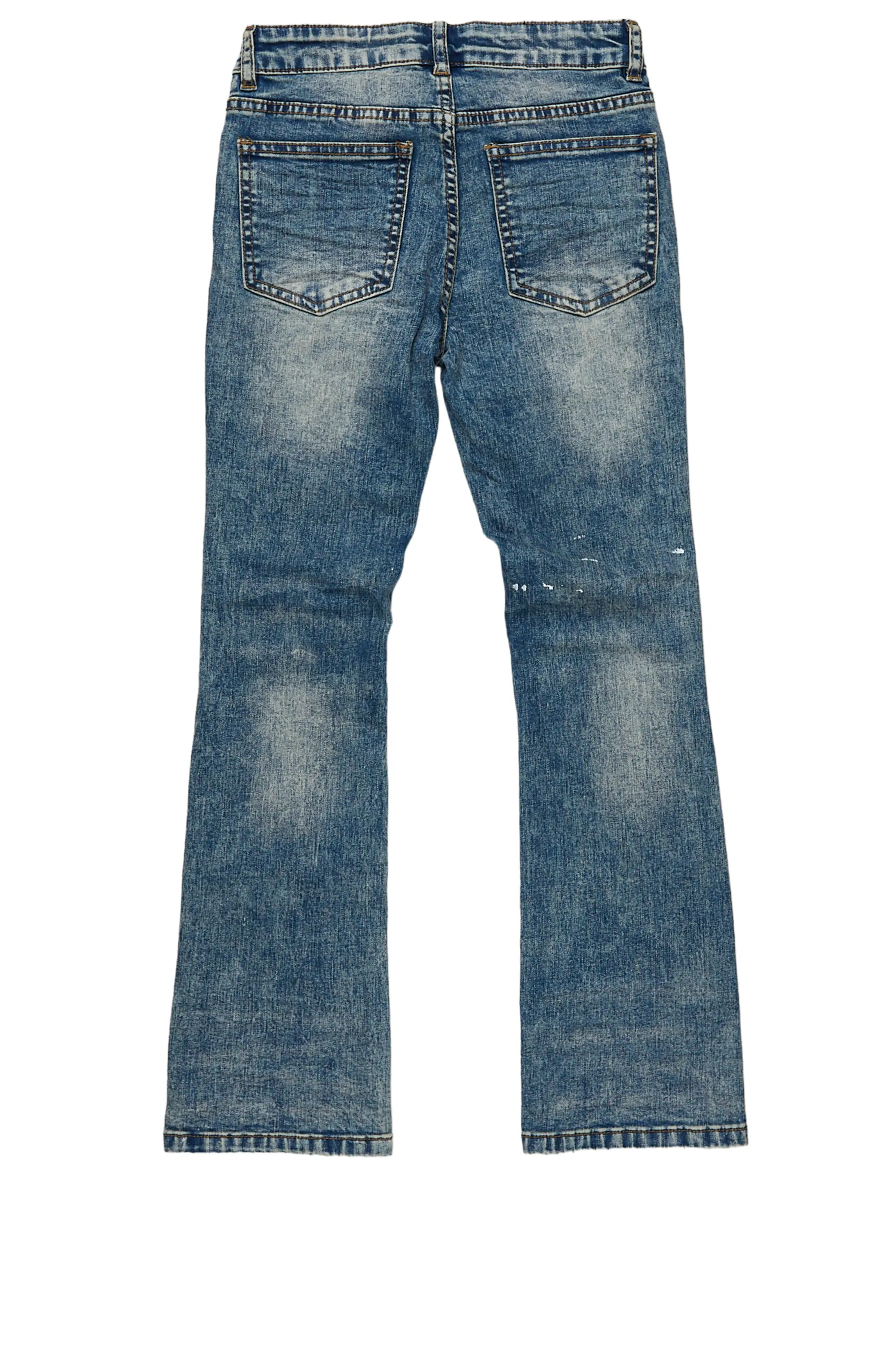 Girls Larissa Vintage Painter Stacked Flare Jean - Image 3