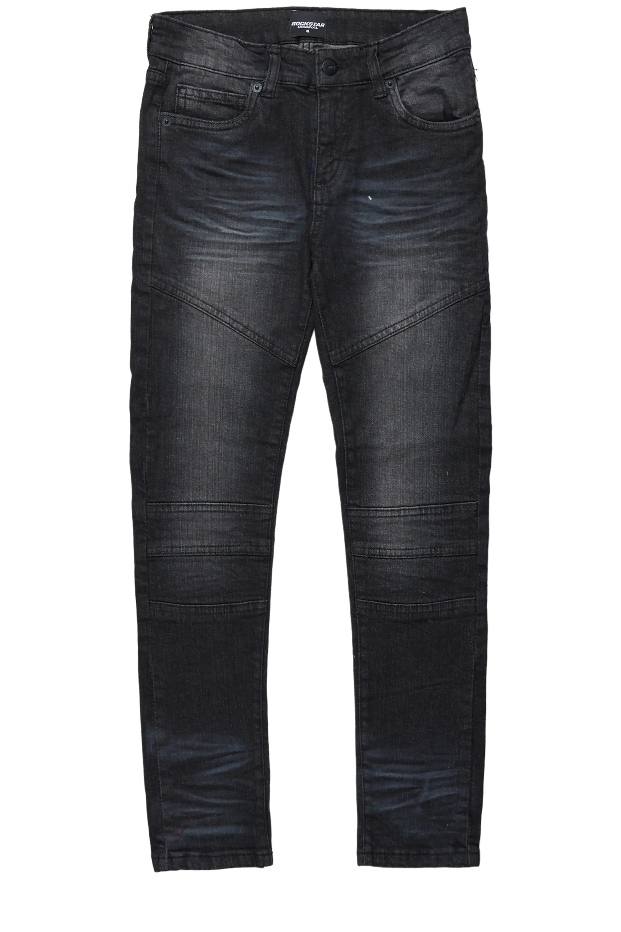 Girls Hale Grey Biker Skinny Jean - Image 2