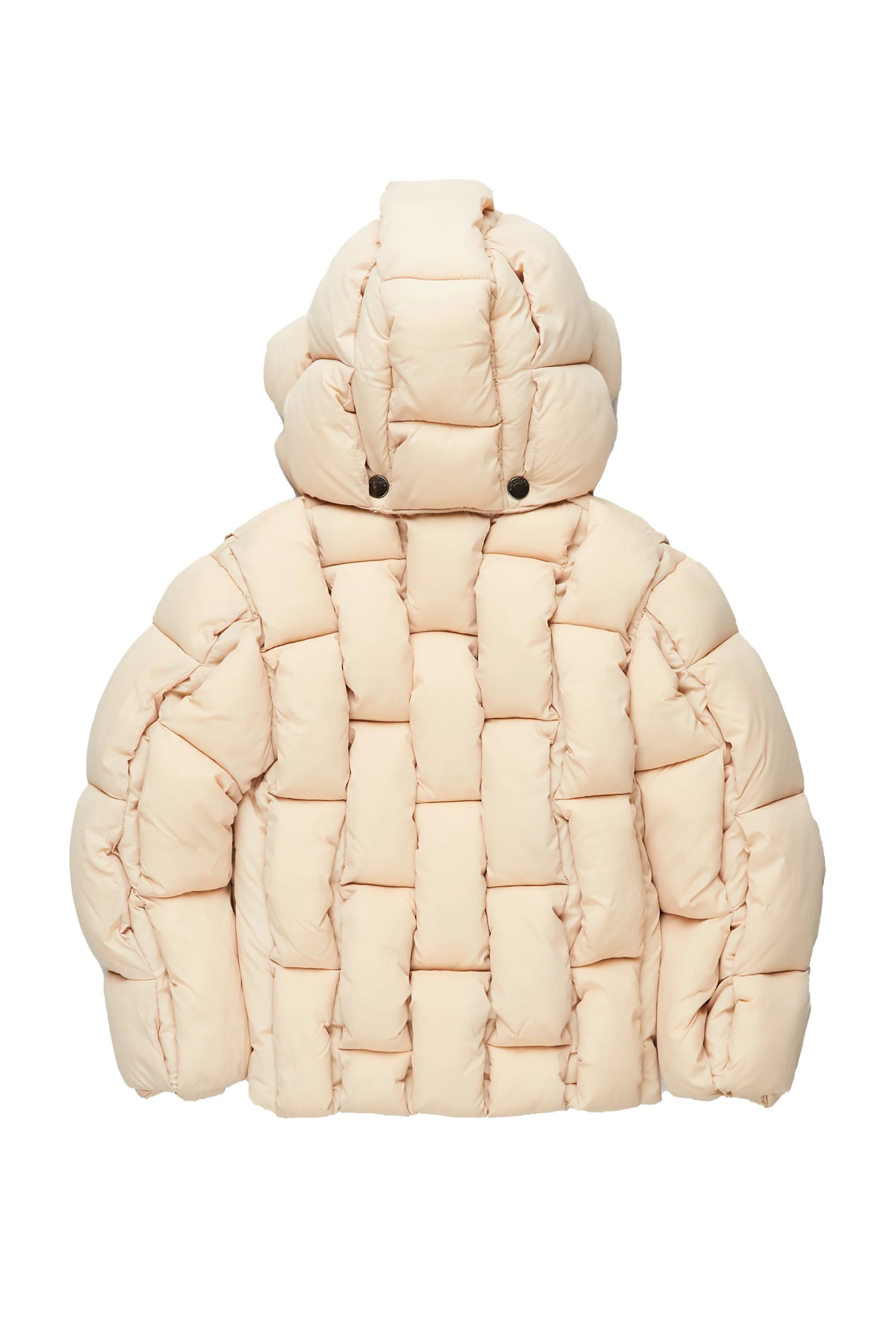 Girls Marlee Beige Puffer Jacket - Image 3