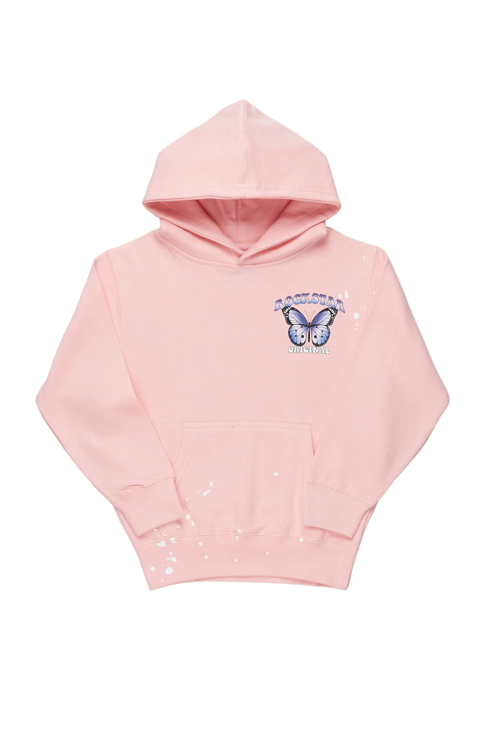 Girls Chloe Light Pink Graphic Hoodie - Image 2