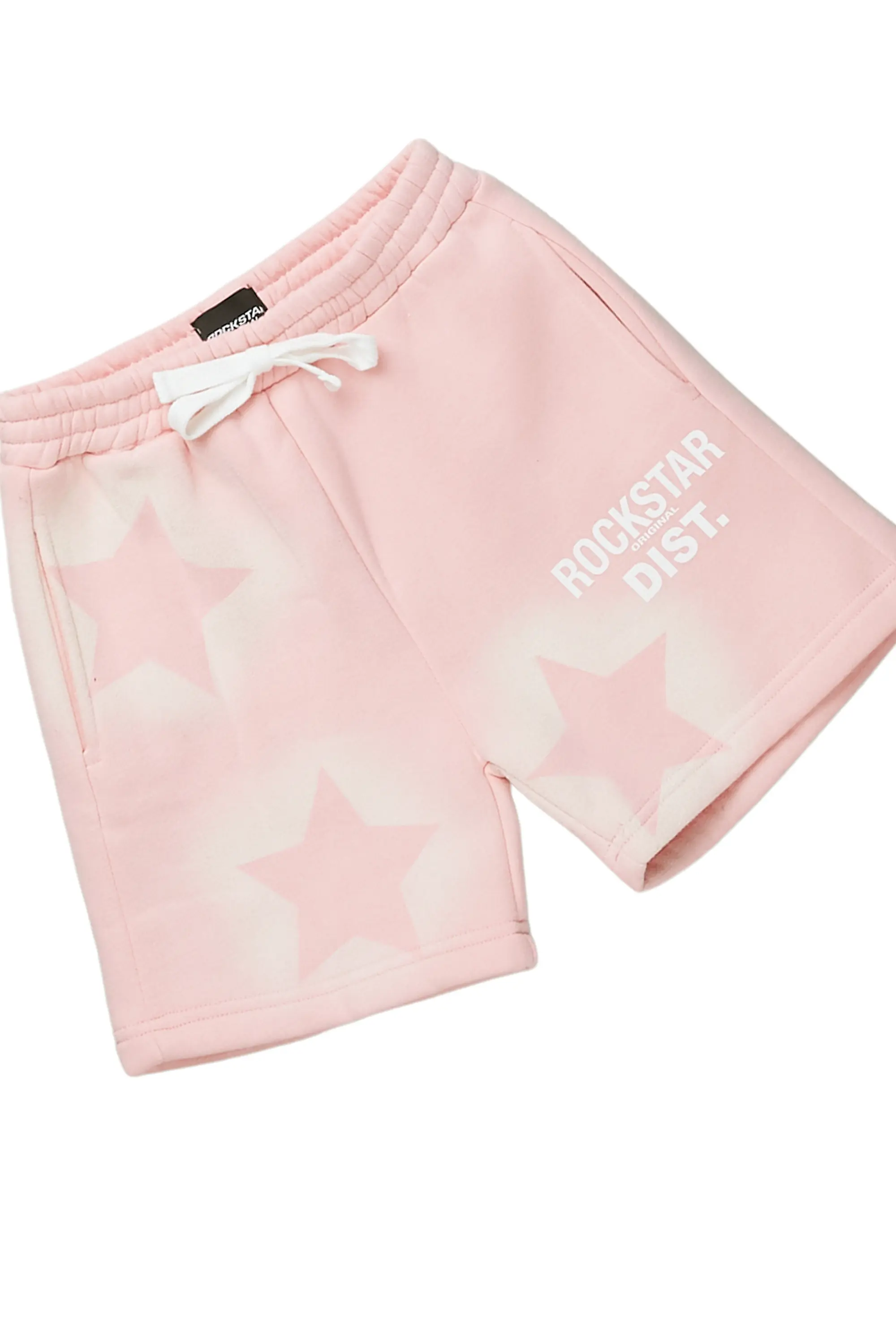 Girls Dally Light Pink Crop Top Short Set - Image 7