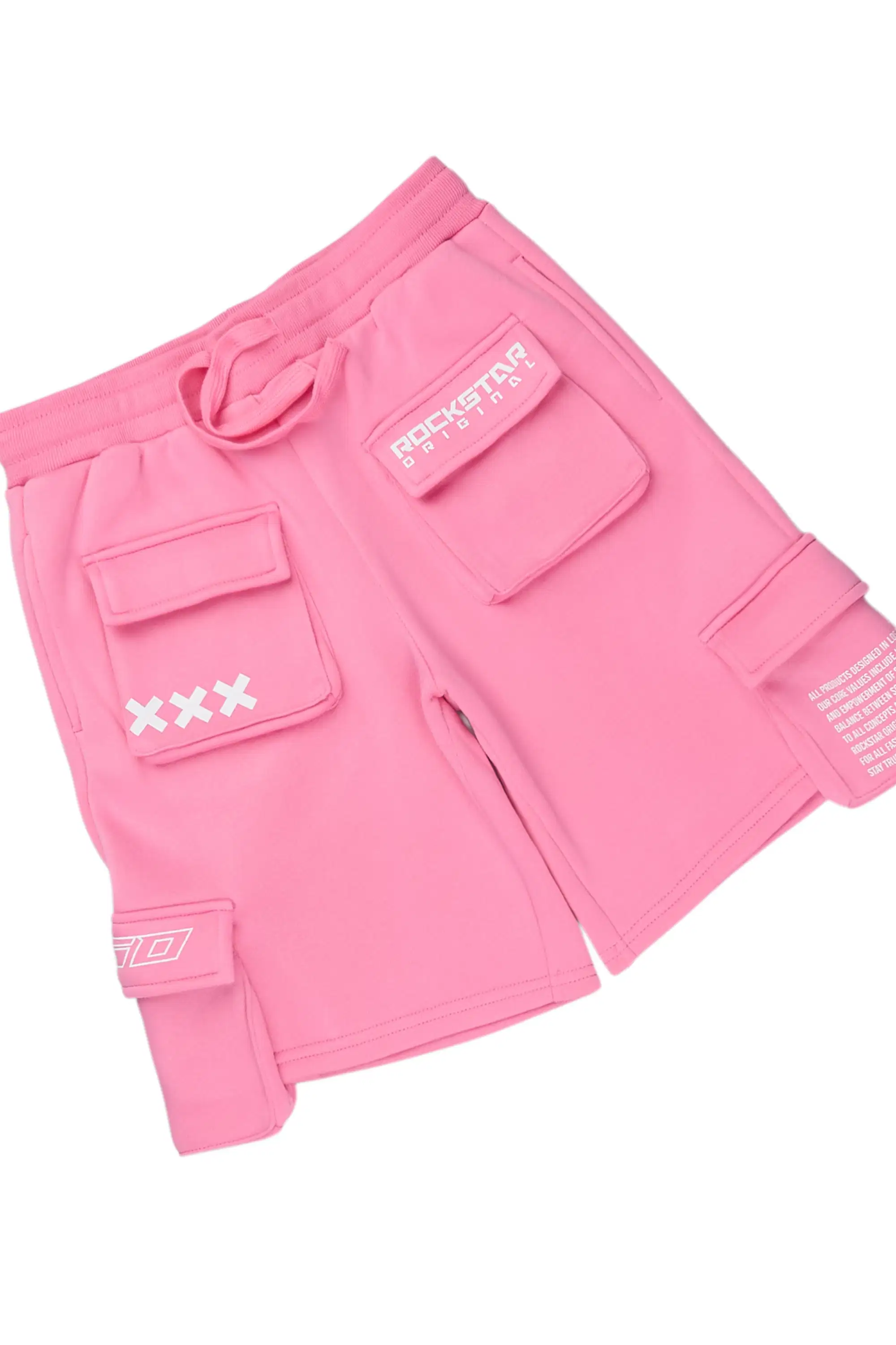 Girls Natanya Bubble Gum Short Set - Image 3