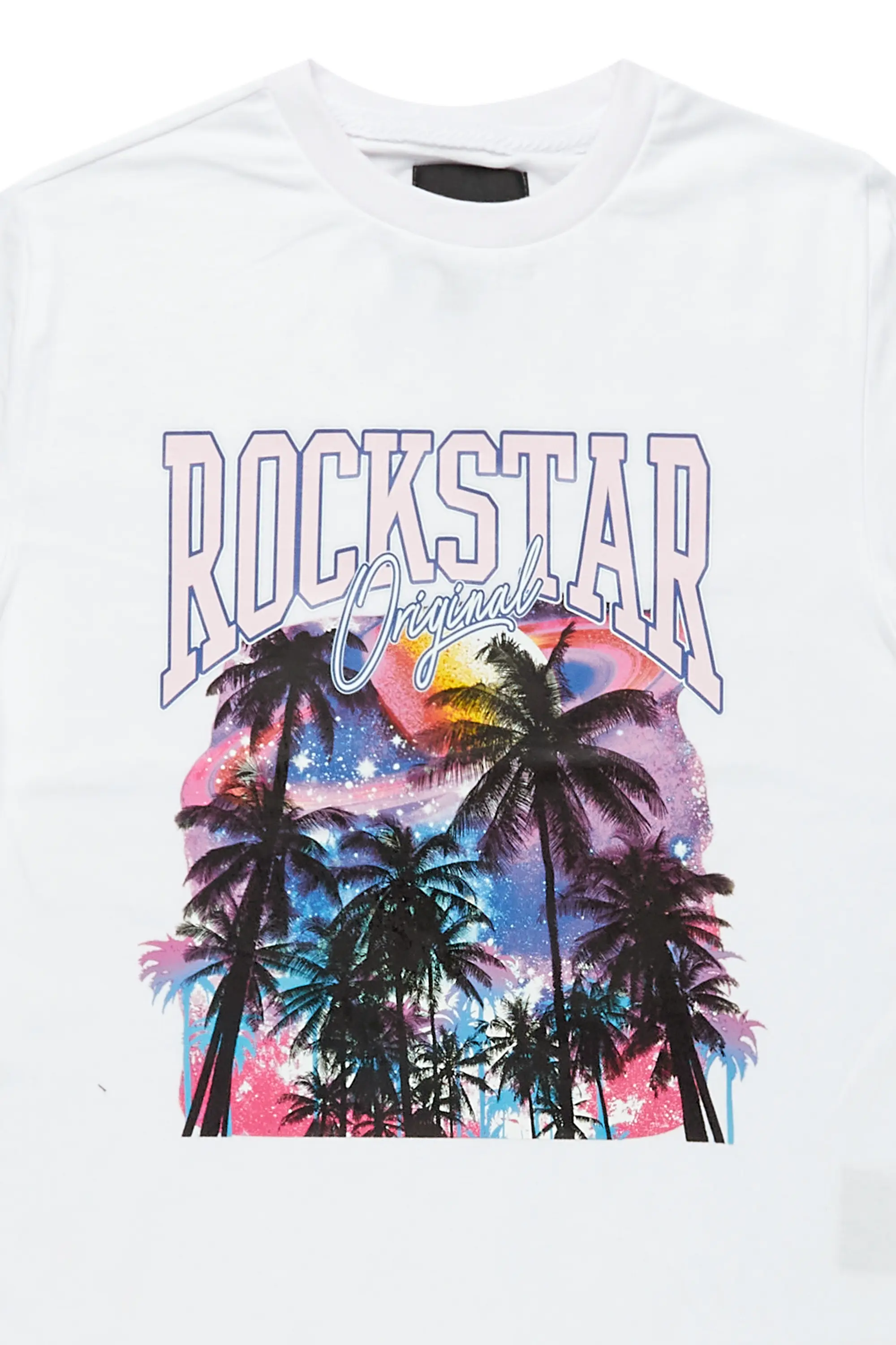Girls Sophia White Graphic T-Shirt - Image 3