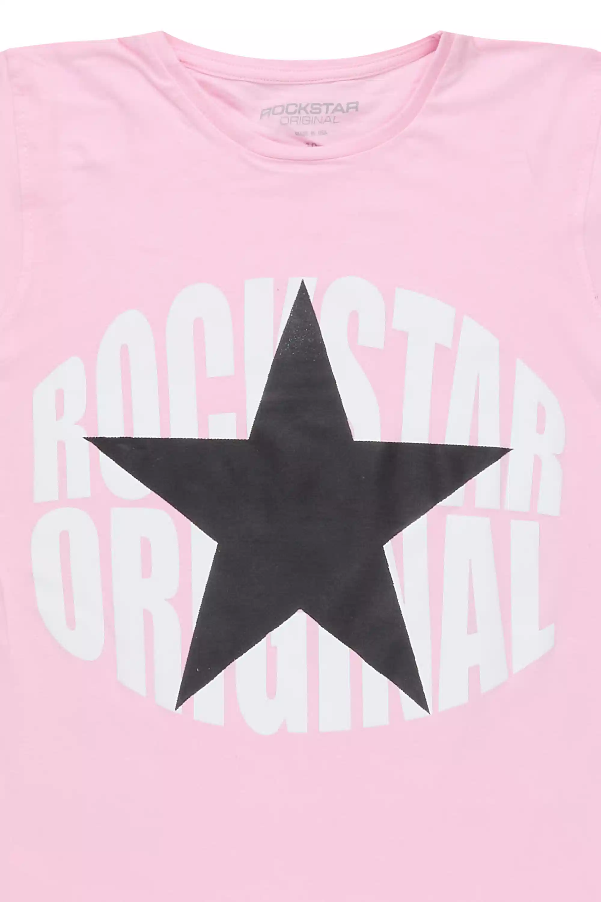 Girls Khaly Light Pink Graphic T-Shirt - Image 2