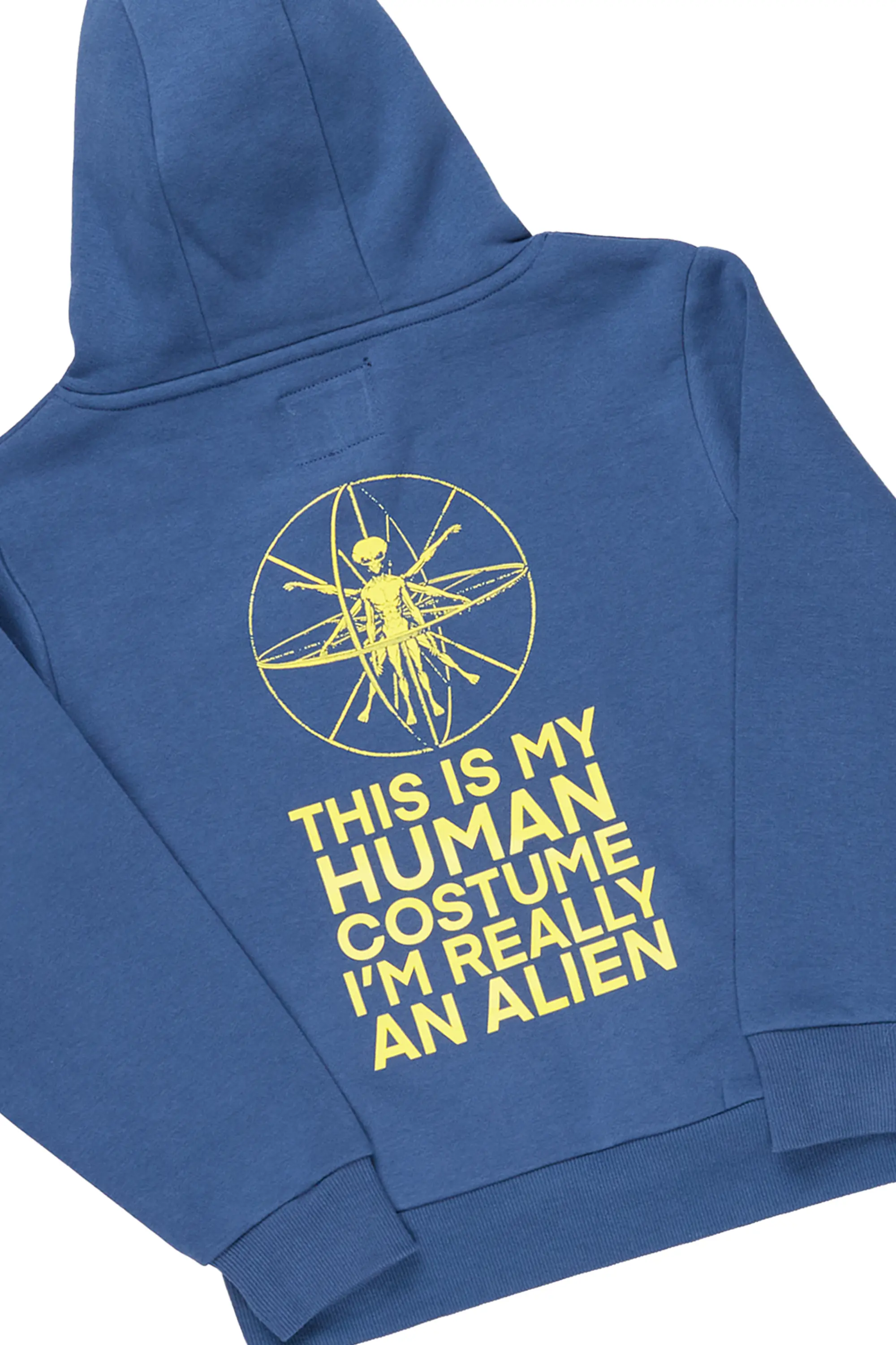 Girls Yadi Navy Hoodie Super Stacked Flare Track Set - Image 7