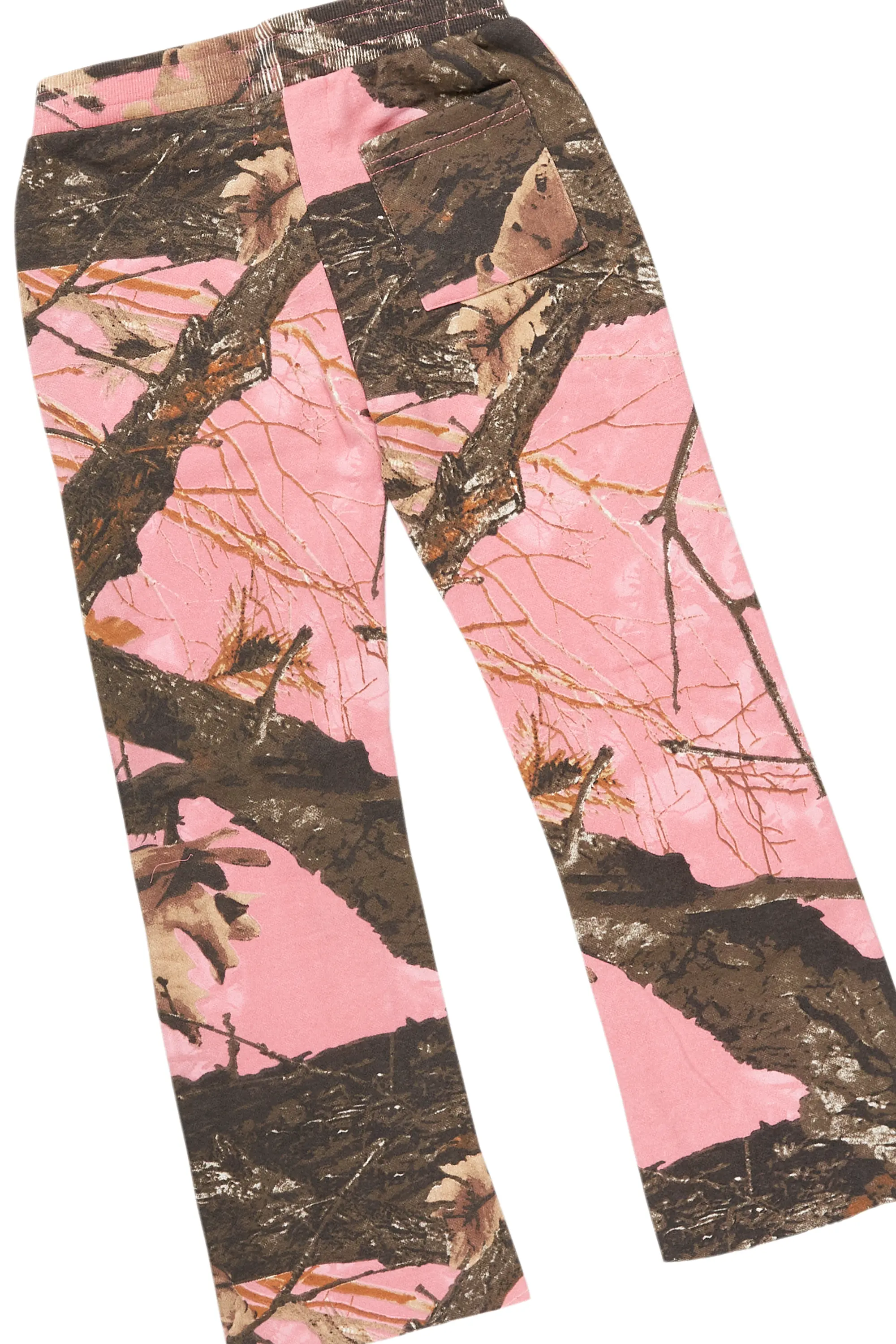 Girls Tabby Pink Graphic Stacked Flare Track Set - Image 5