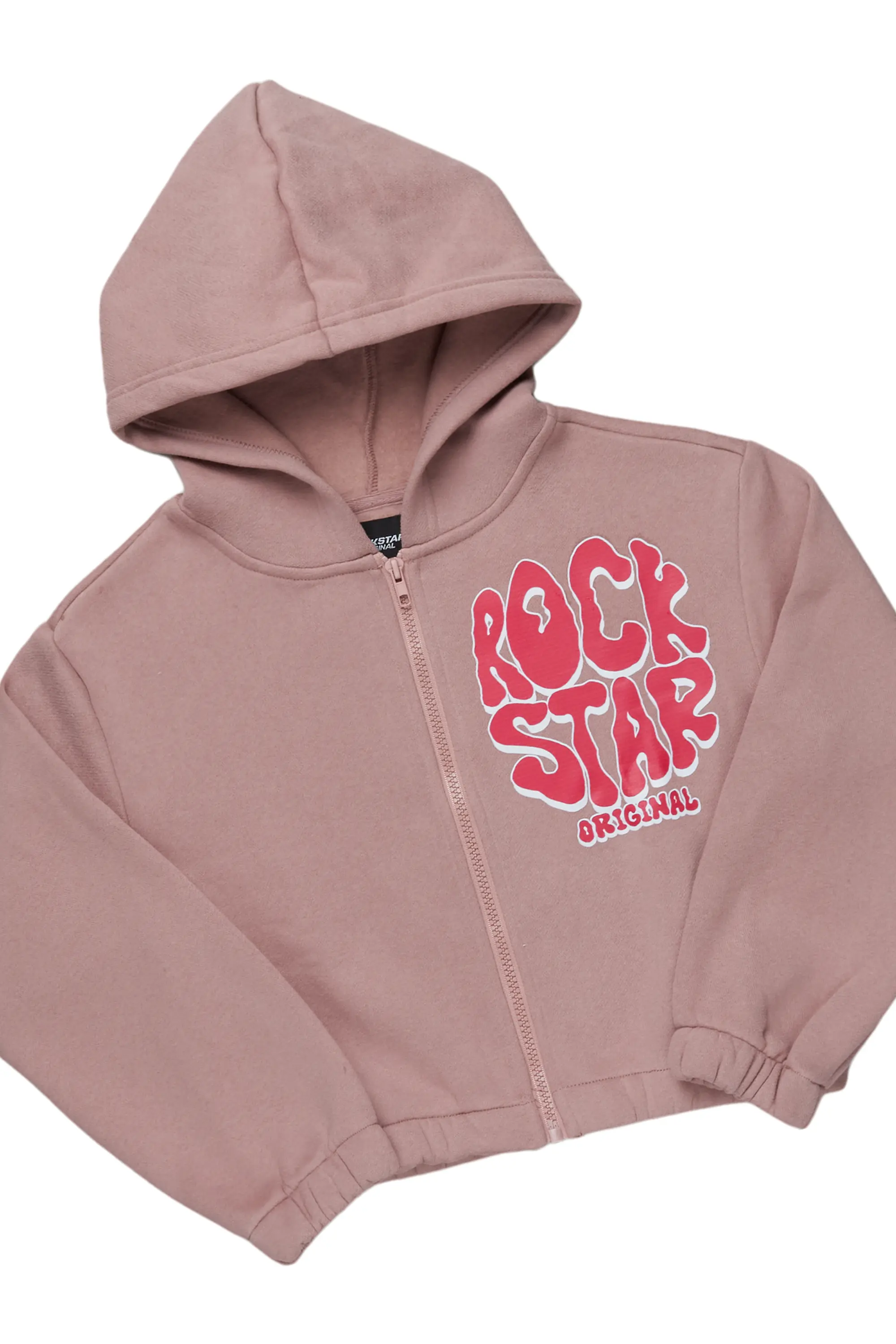 Girls Racha Lilac  Zip Up Hoodie Pant Set - Image 2