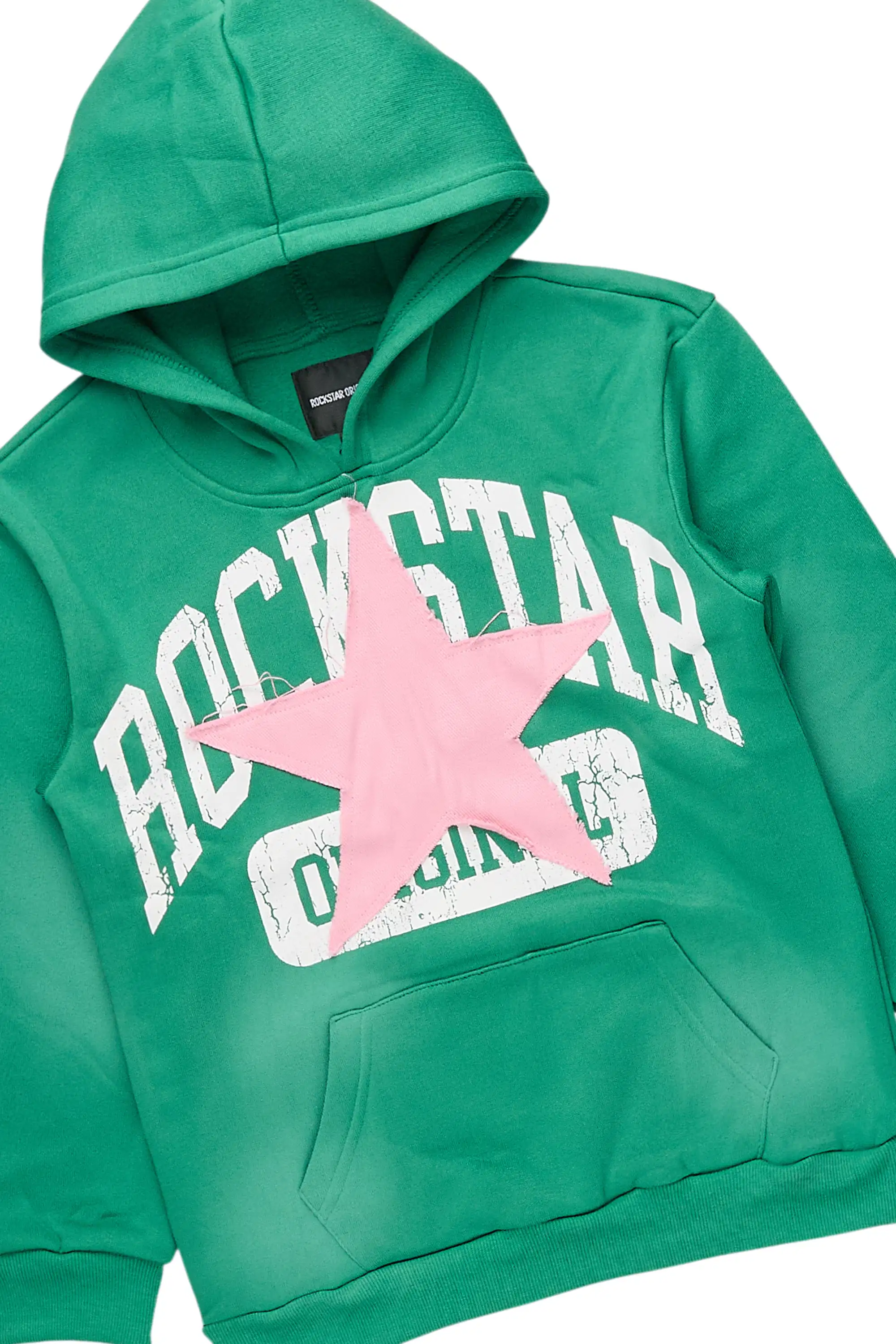 Girls Donique Green Stacked Track Set - Image 2