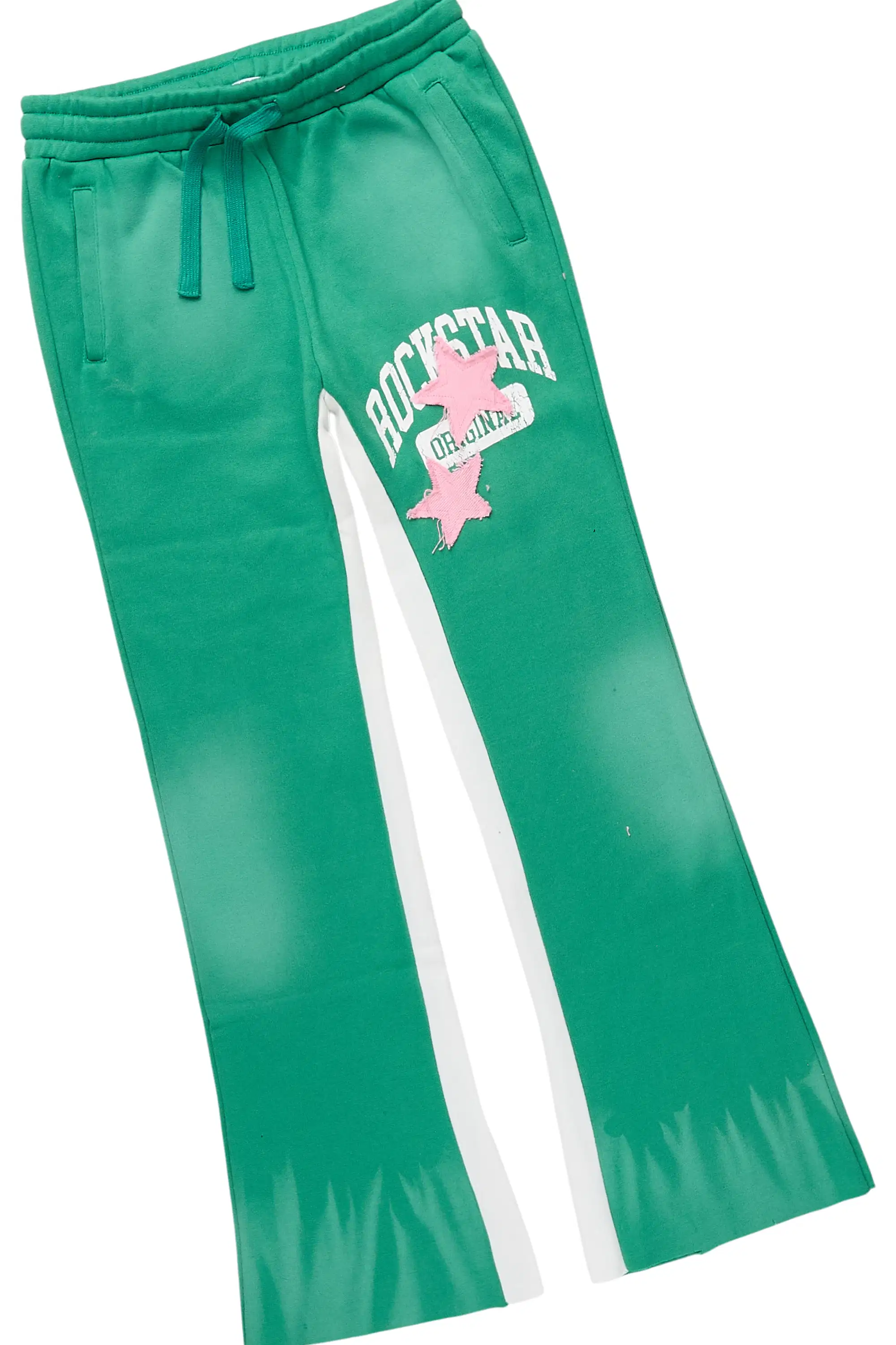 Girls Donique Green Stacked Track Set - Image 4