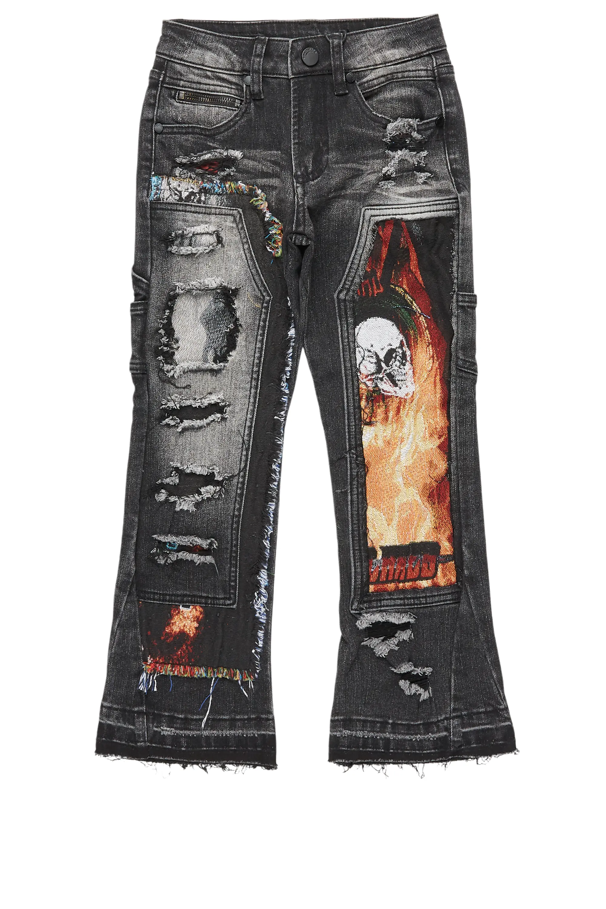 Boys Yanis Black Baggy Fit Jean - Image 2