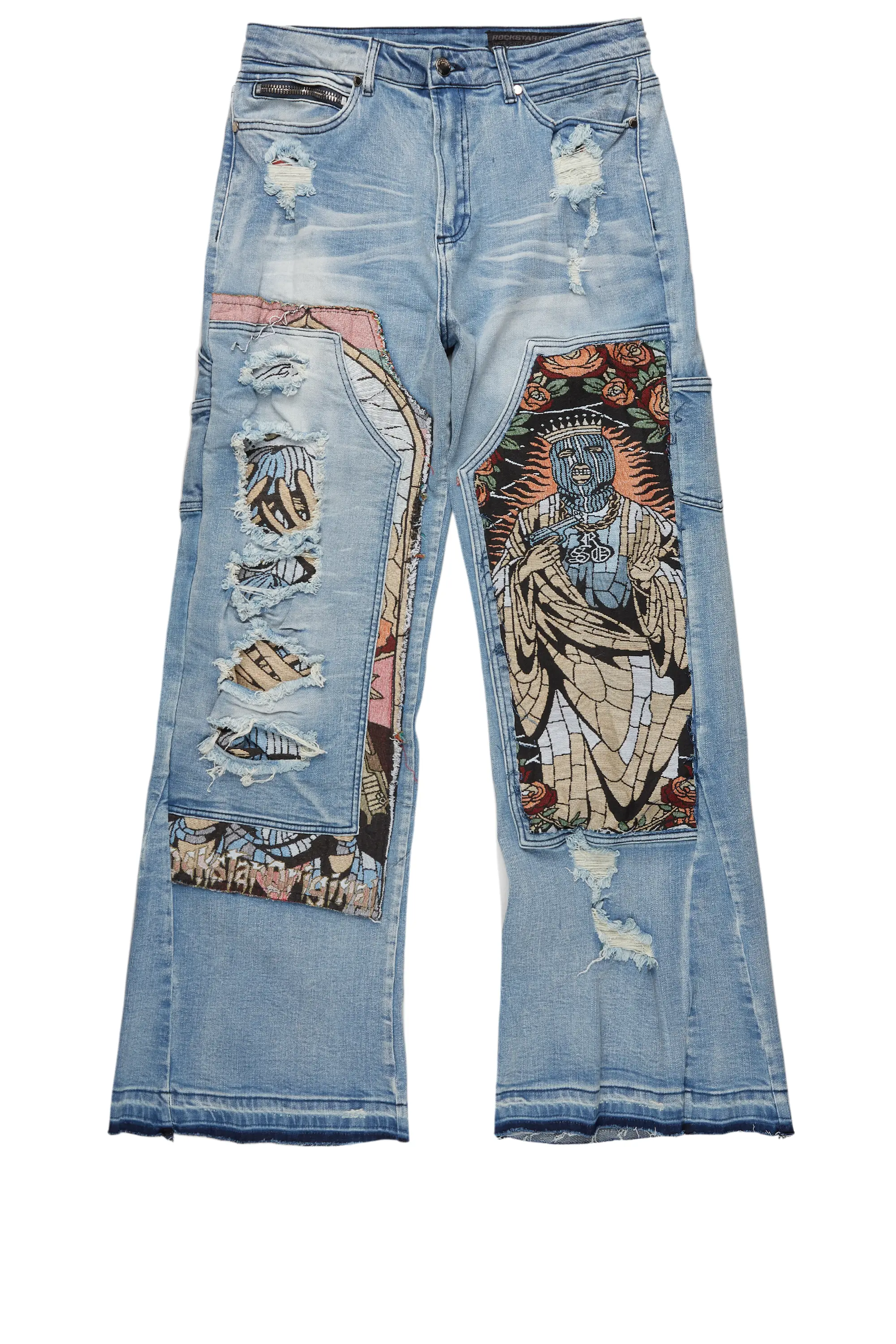 Boys Yanis Blue Baggy Fit Jean - Image 2