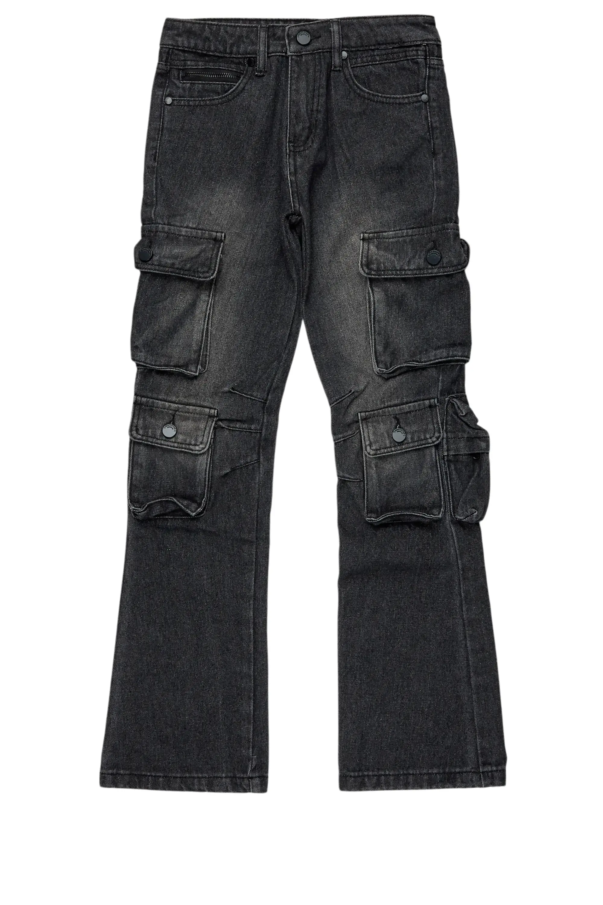 Boys Cortie Black Baggy Fit Jean - Image 2