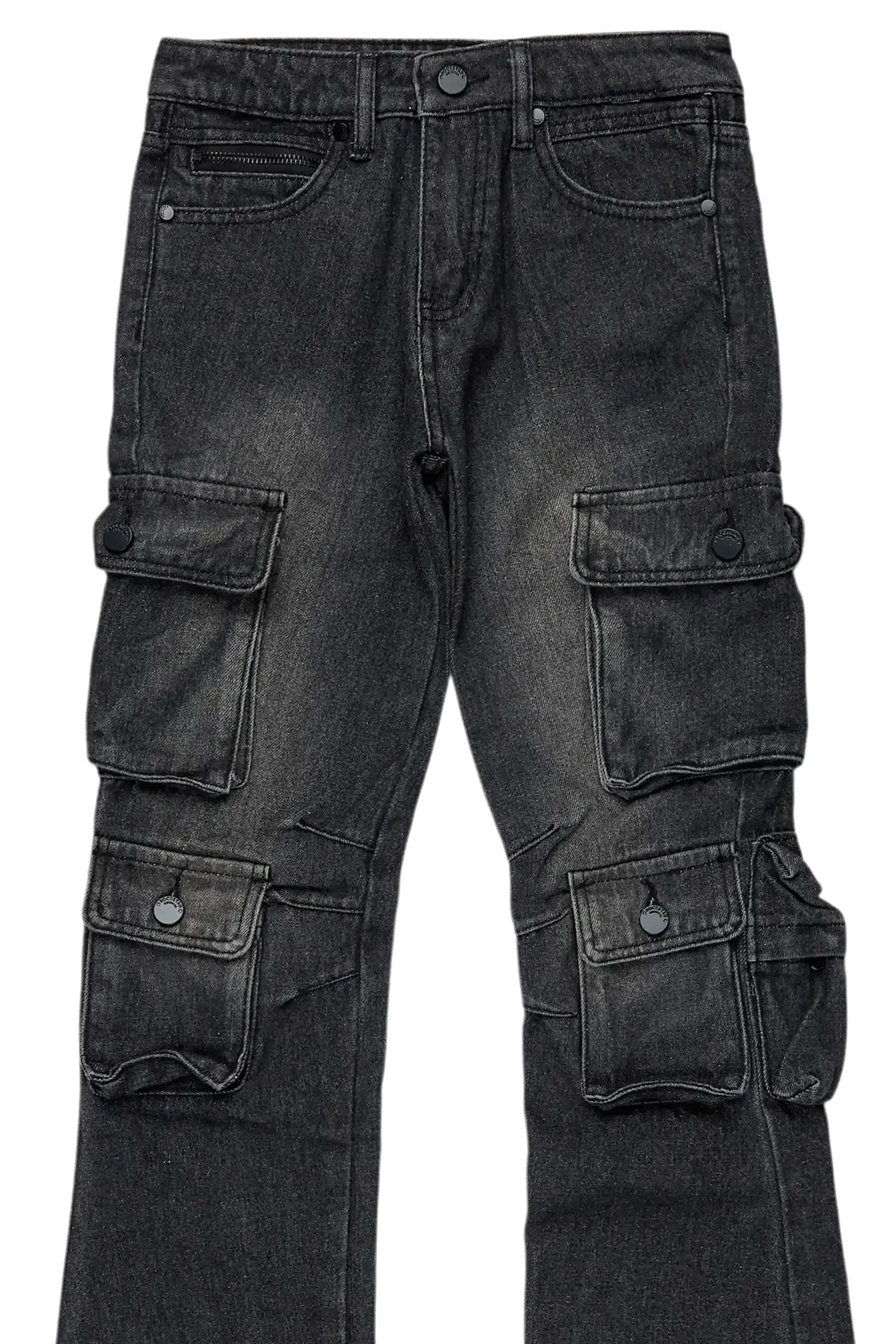 Boys Cortie Black Baggy Fit Jean - Image 8