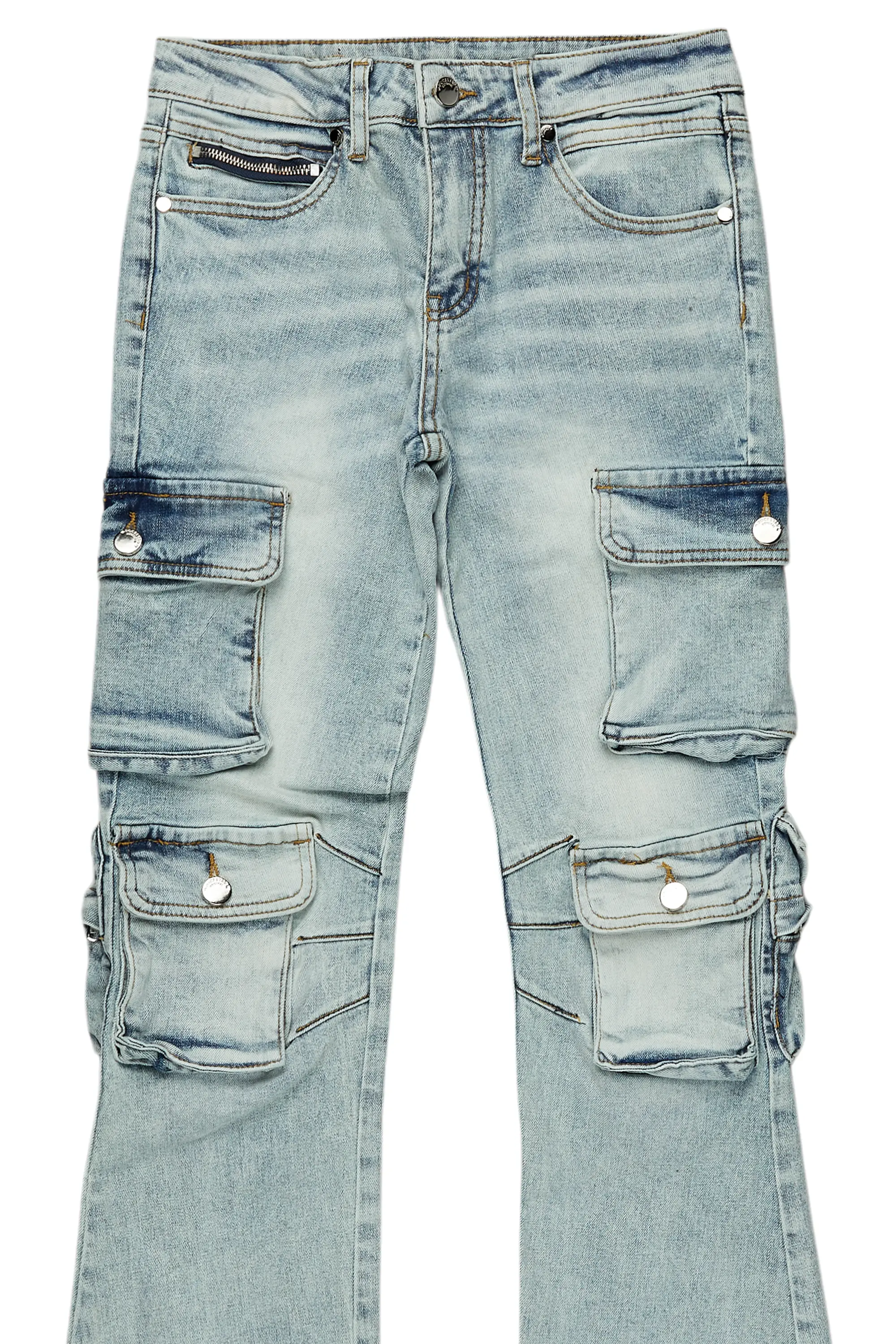 Boys Cortie Blue Baggy Fit Jean - Image 8