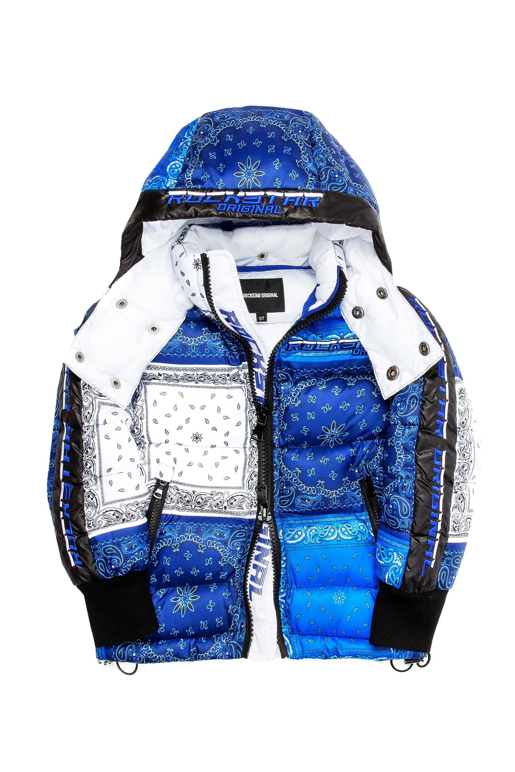 Kids Kyro Puffer Jacket-Blue - Image 3