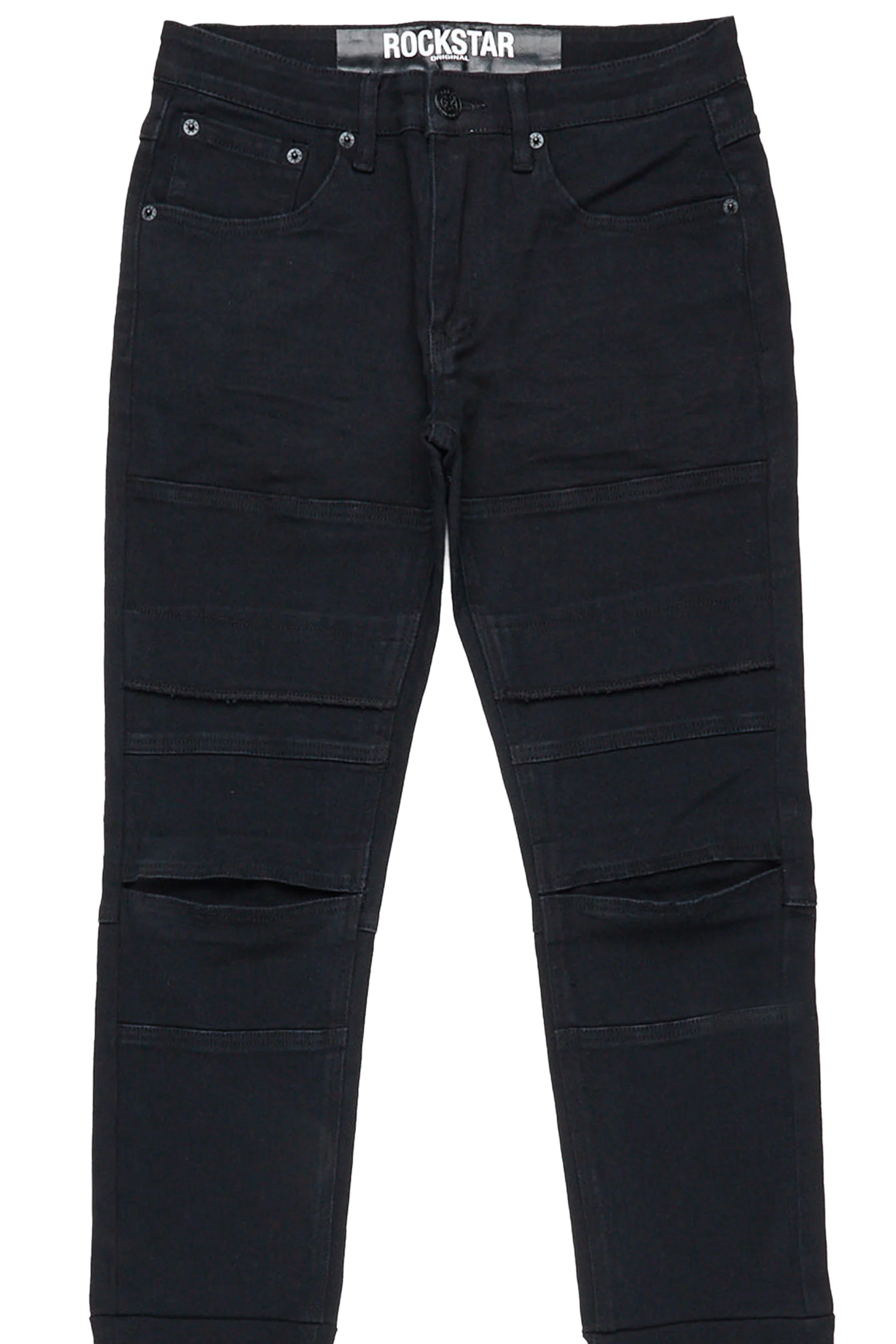 Cedar Black Super Stacked Flare Jean - Image 3