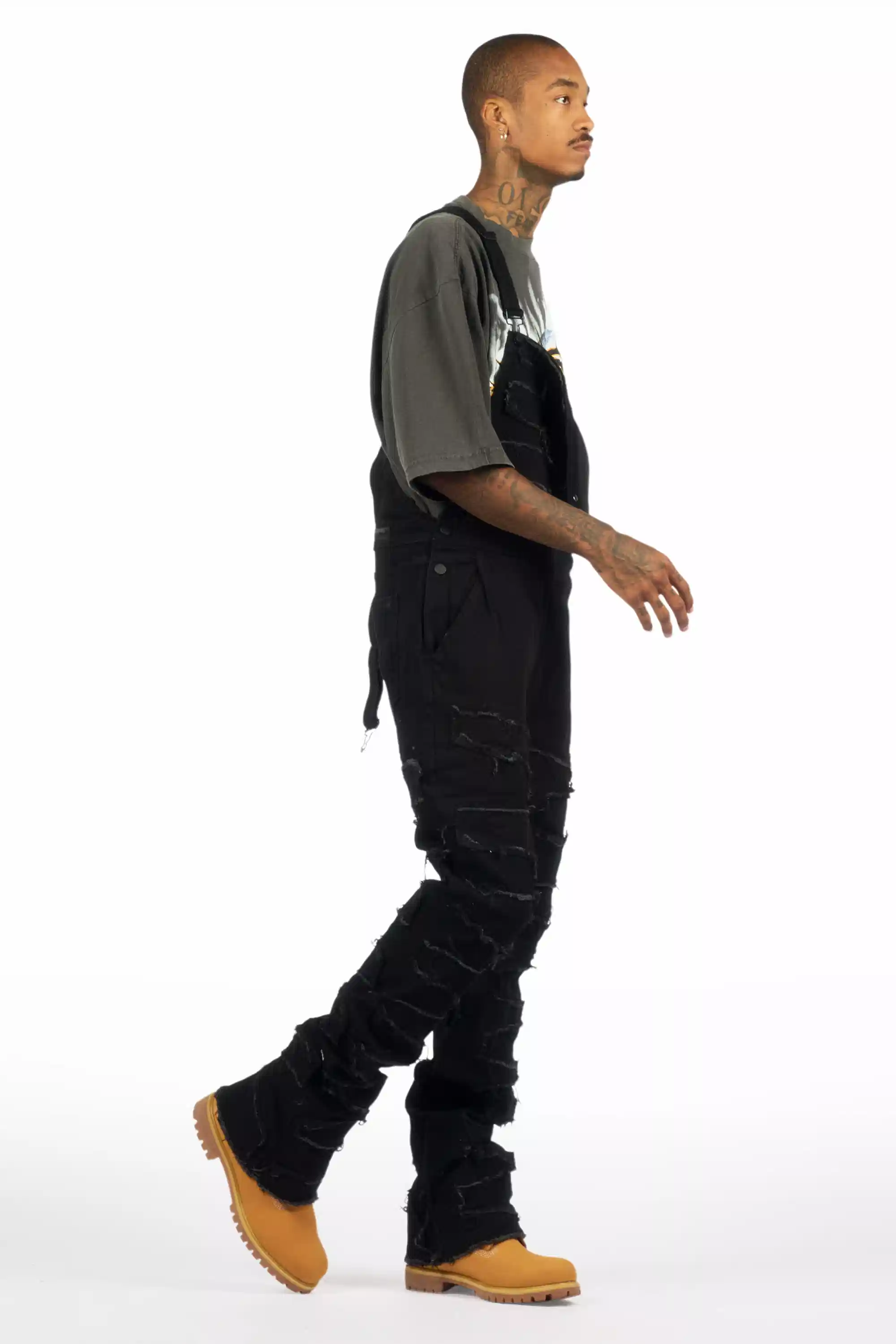 Alfie Black Denim Overall - Image 5