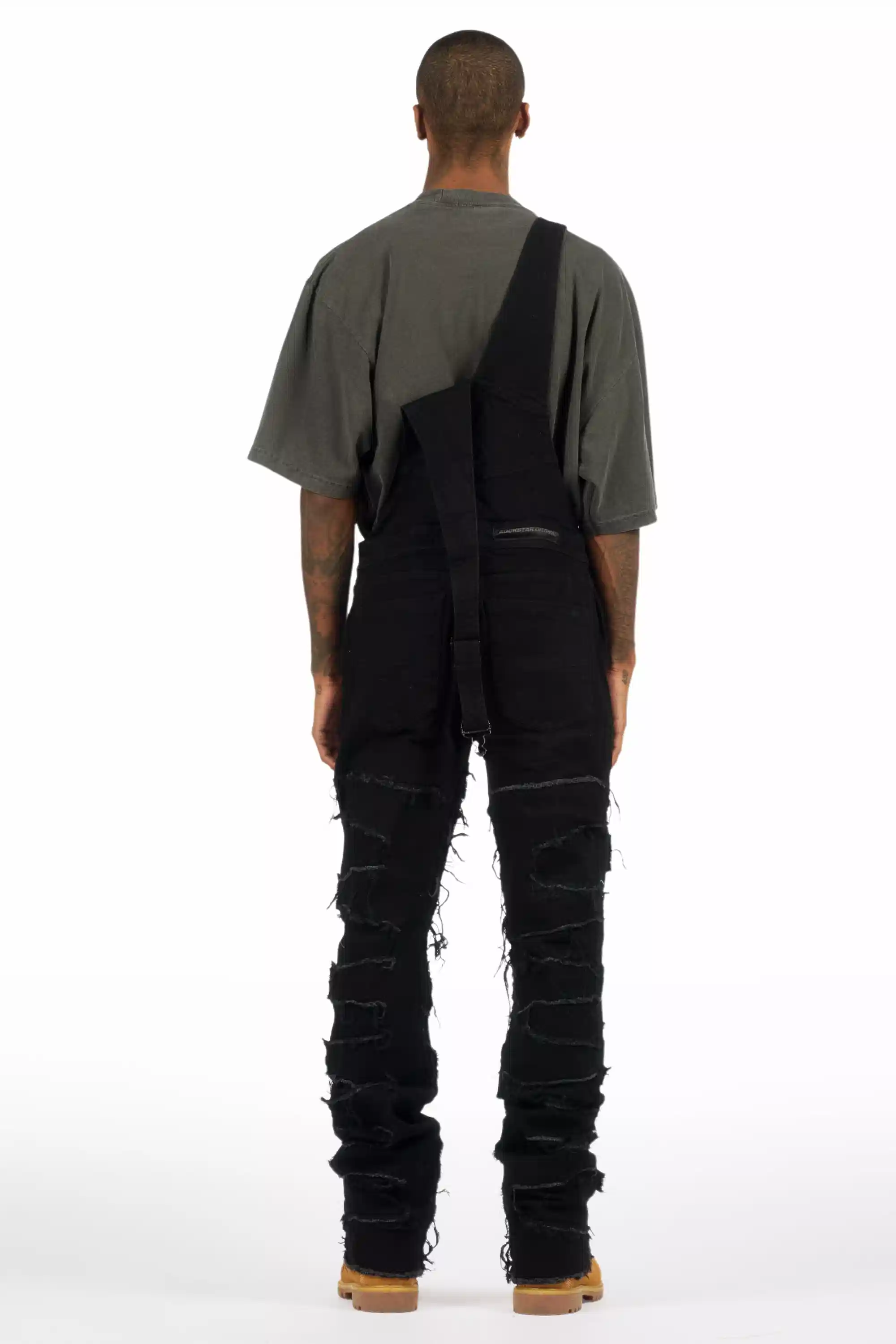 Alfie Black Denim Overall - Image 7