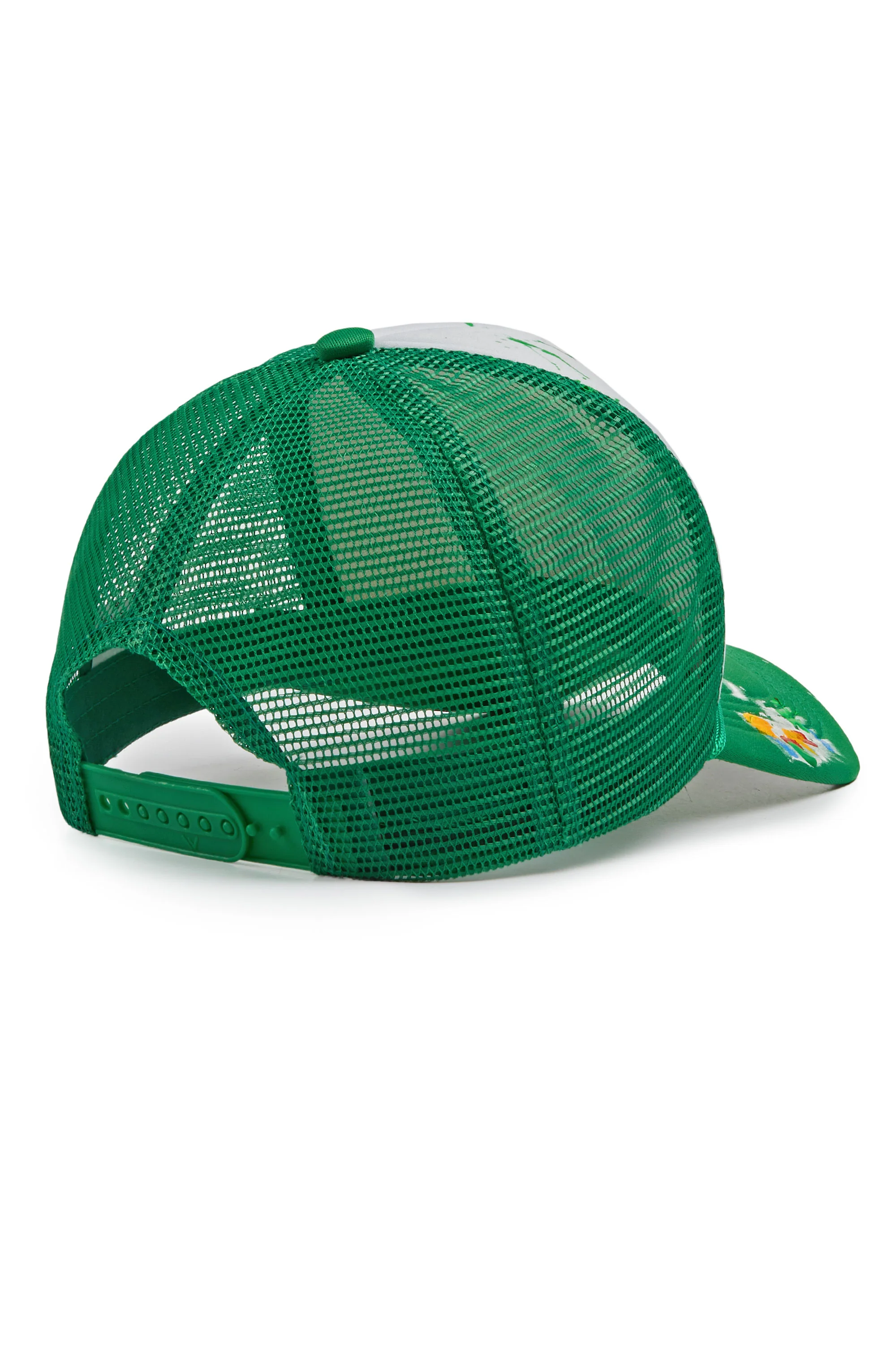 Neptune White/Green Trucker Hat - Image 3
