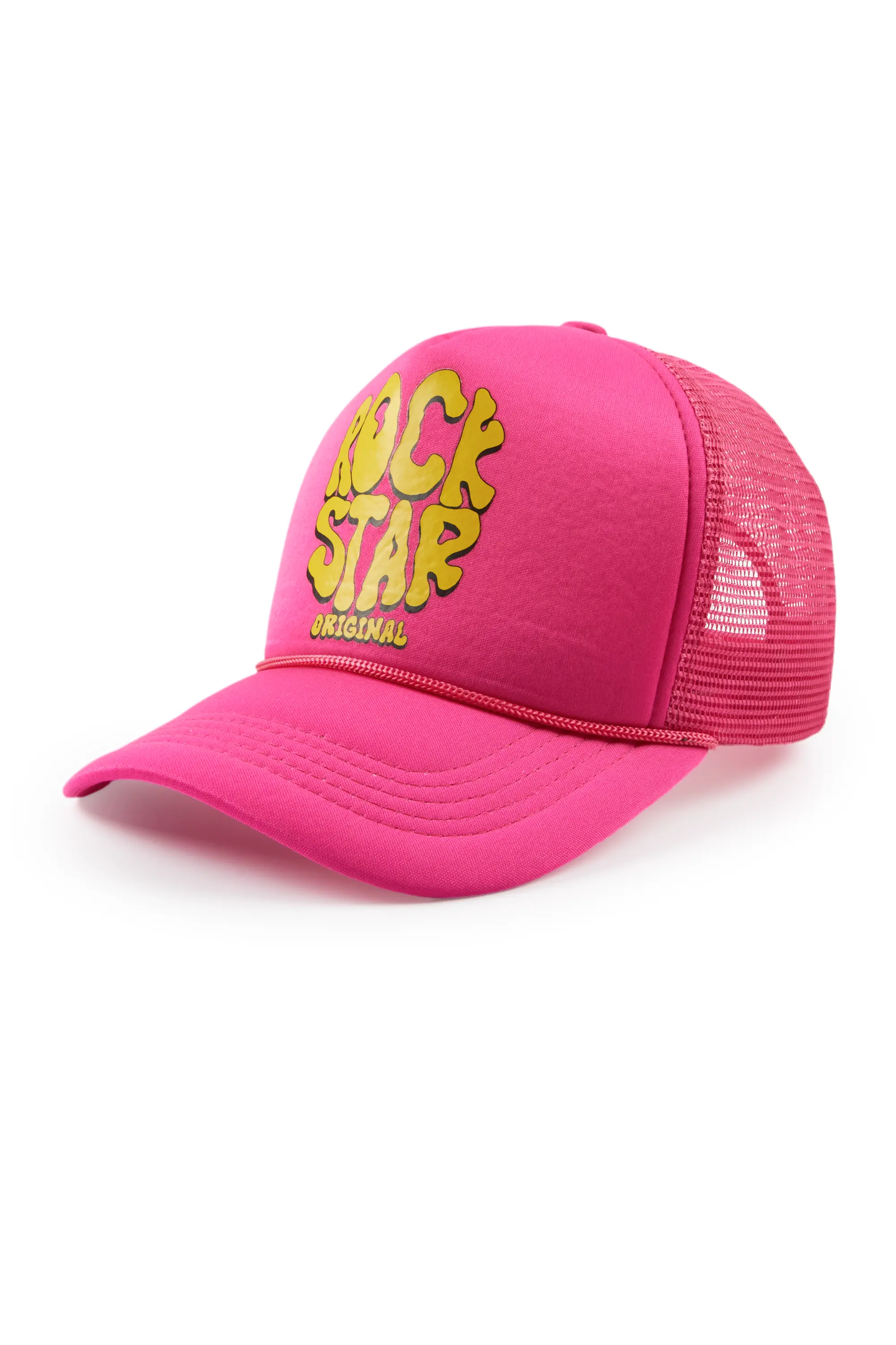 Warblen Fuchsia Trucker Hat - Image 2