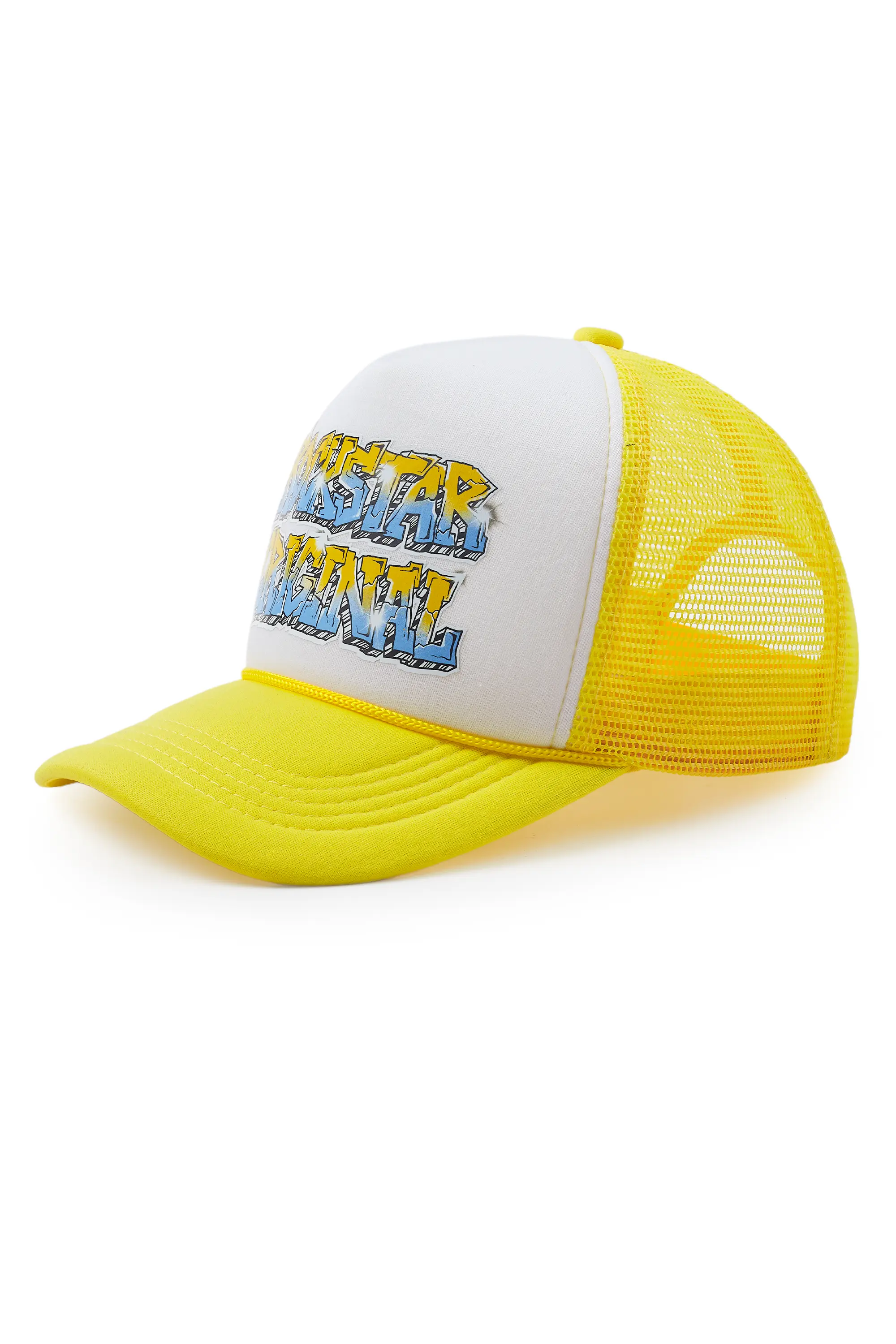 Quinton White/Yellow Trucker Hat - Image 2