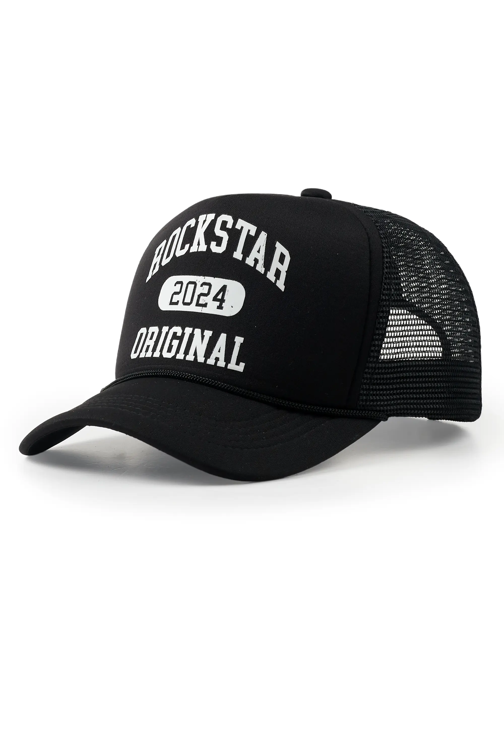 Fathi Black Graphic Trucker Hat - Image 3
