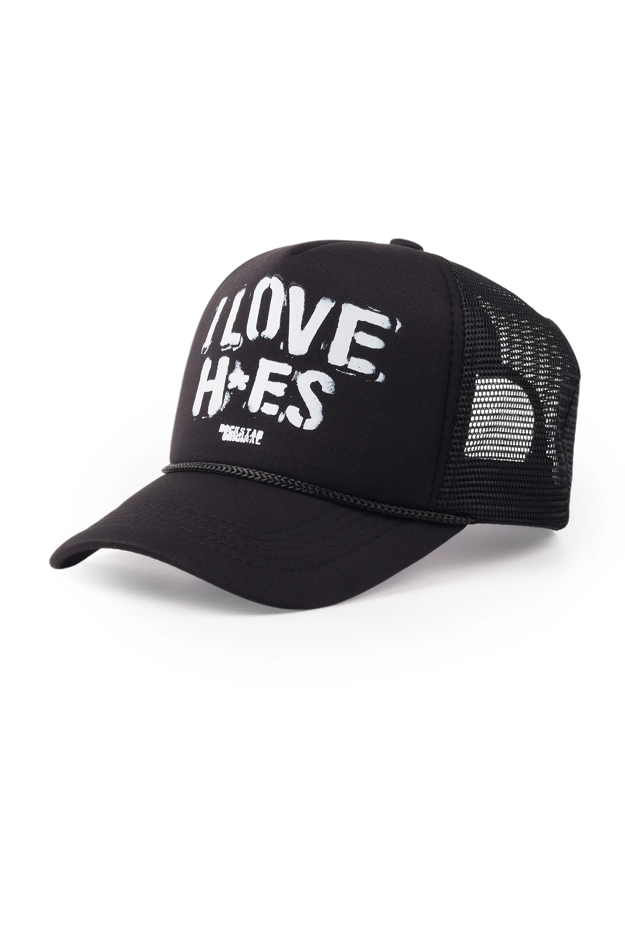Banyan Black Graphic Trucker Hat - Image 2