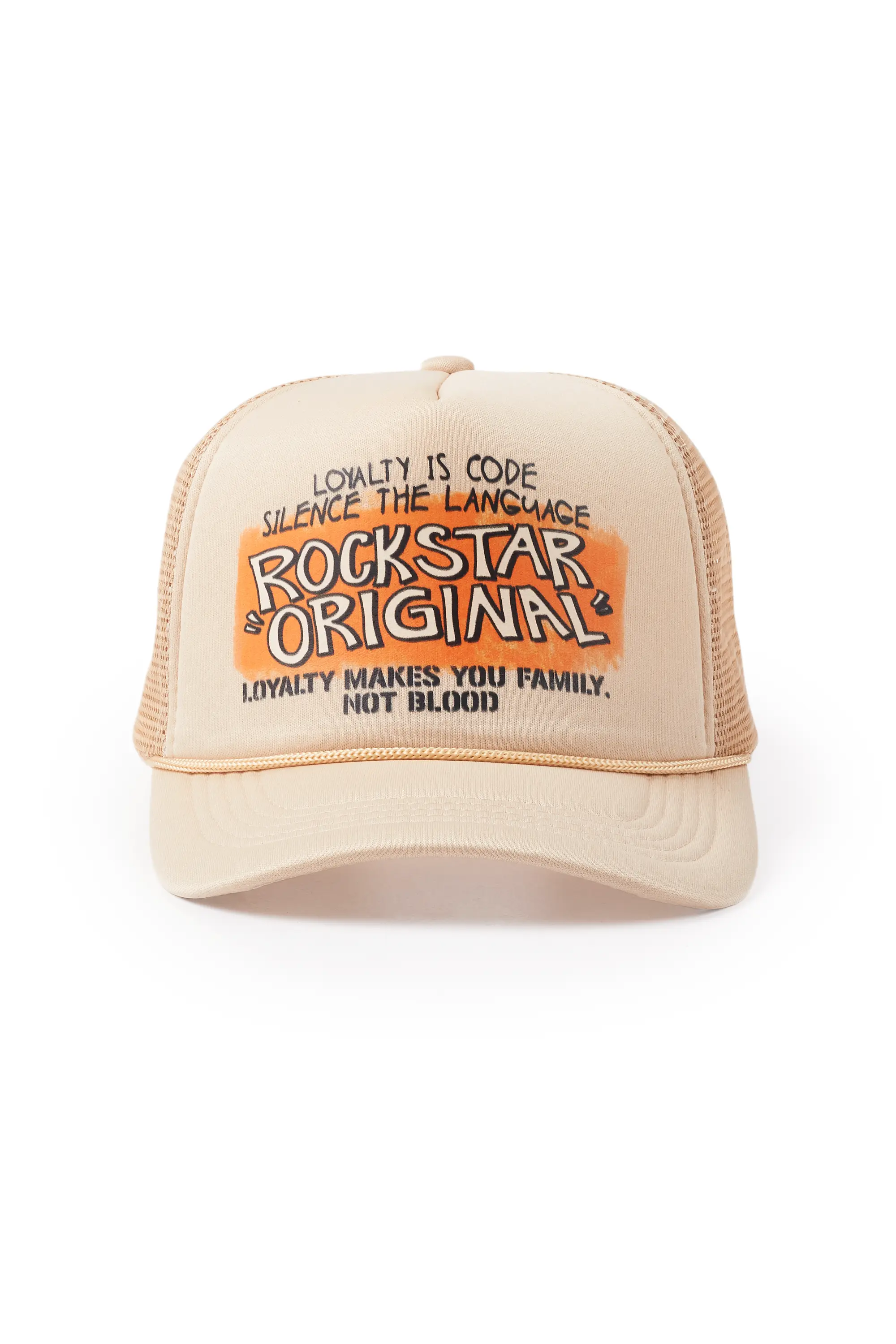 Beno Khaki Graphic Trucker Hat