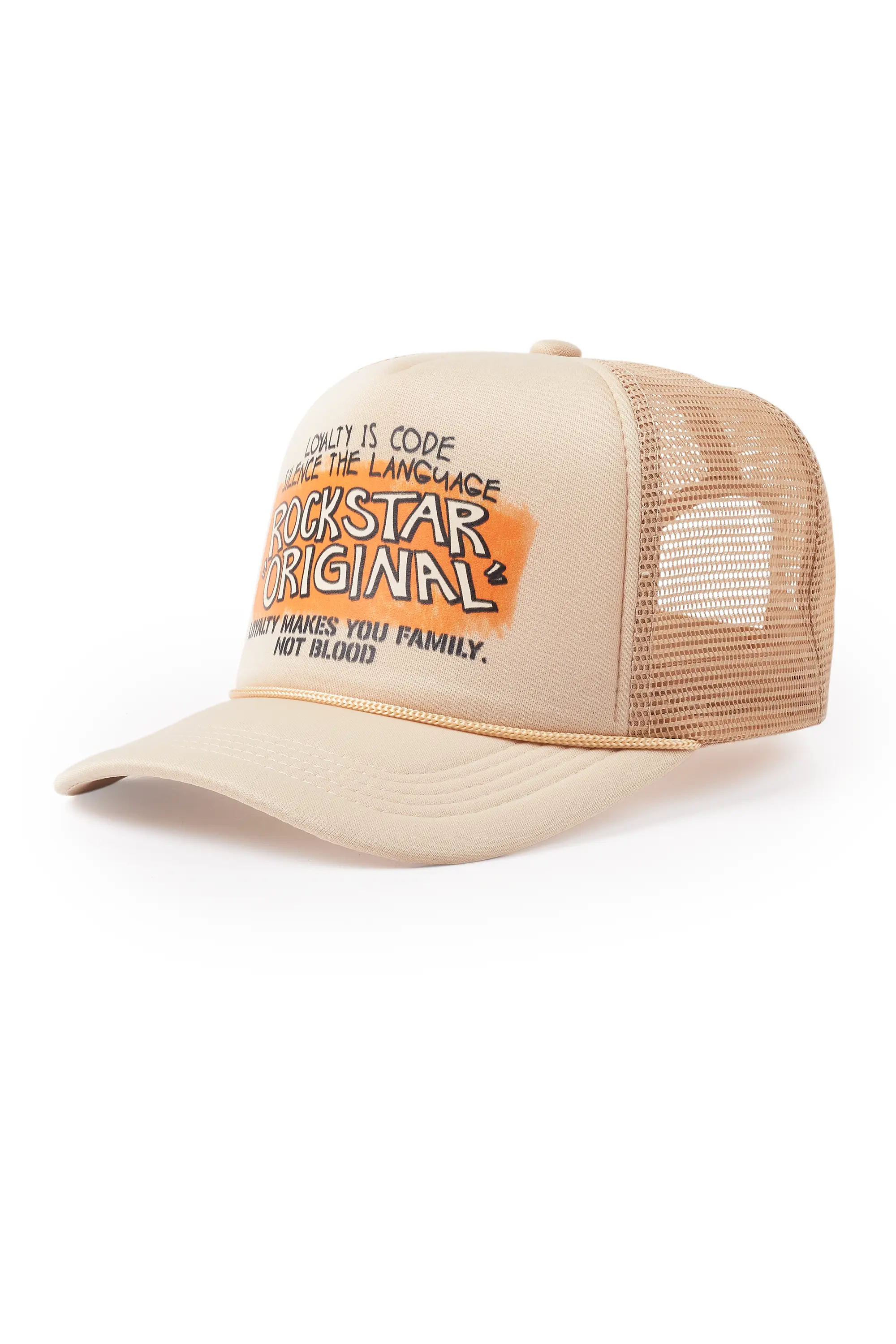 Beno Khaki Graphic Trucker Hat - Image 2