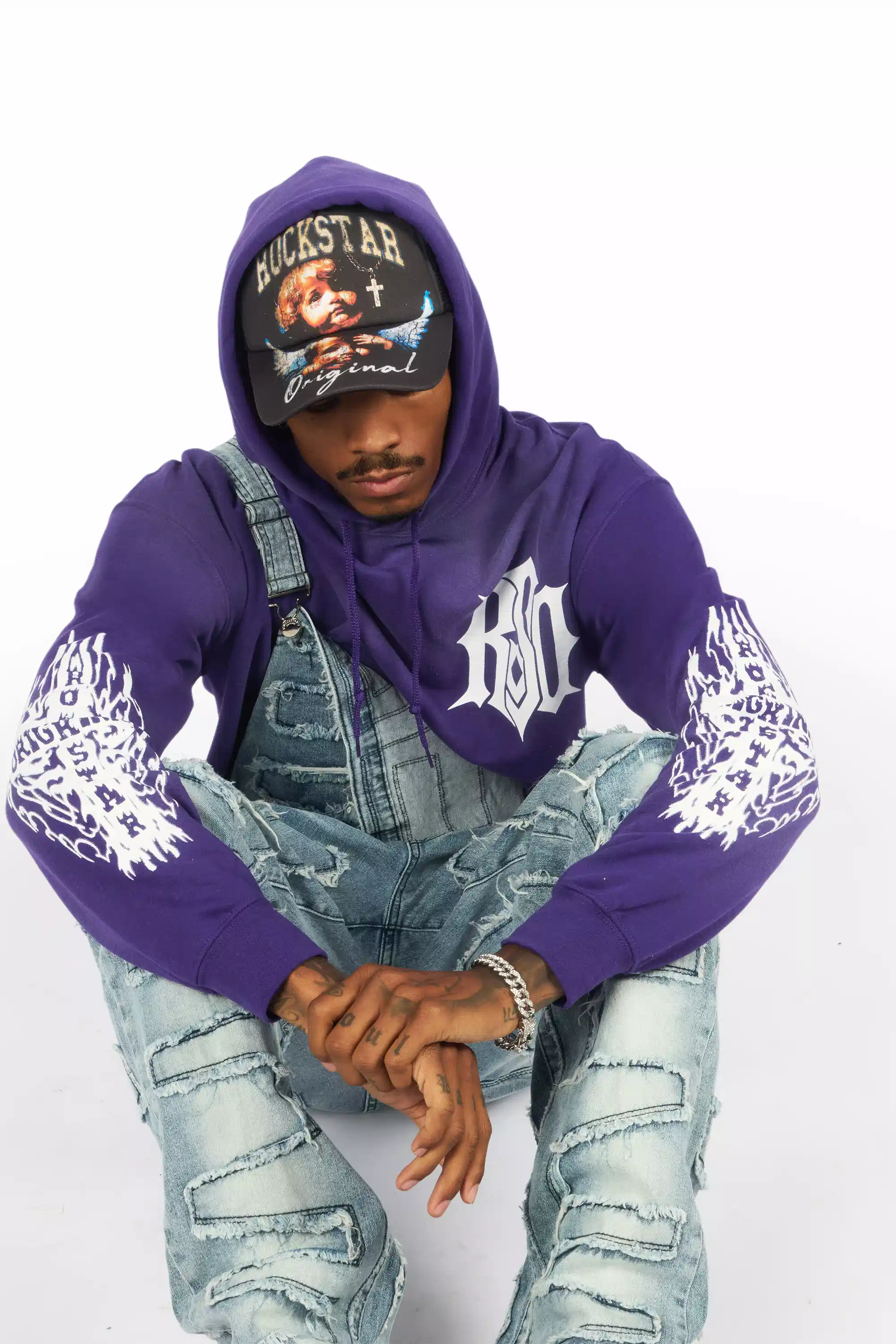 Deiter Black Graphic Trucker Hat - Image 2