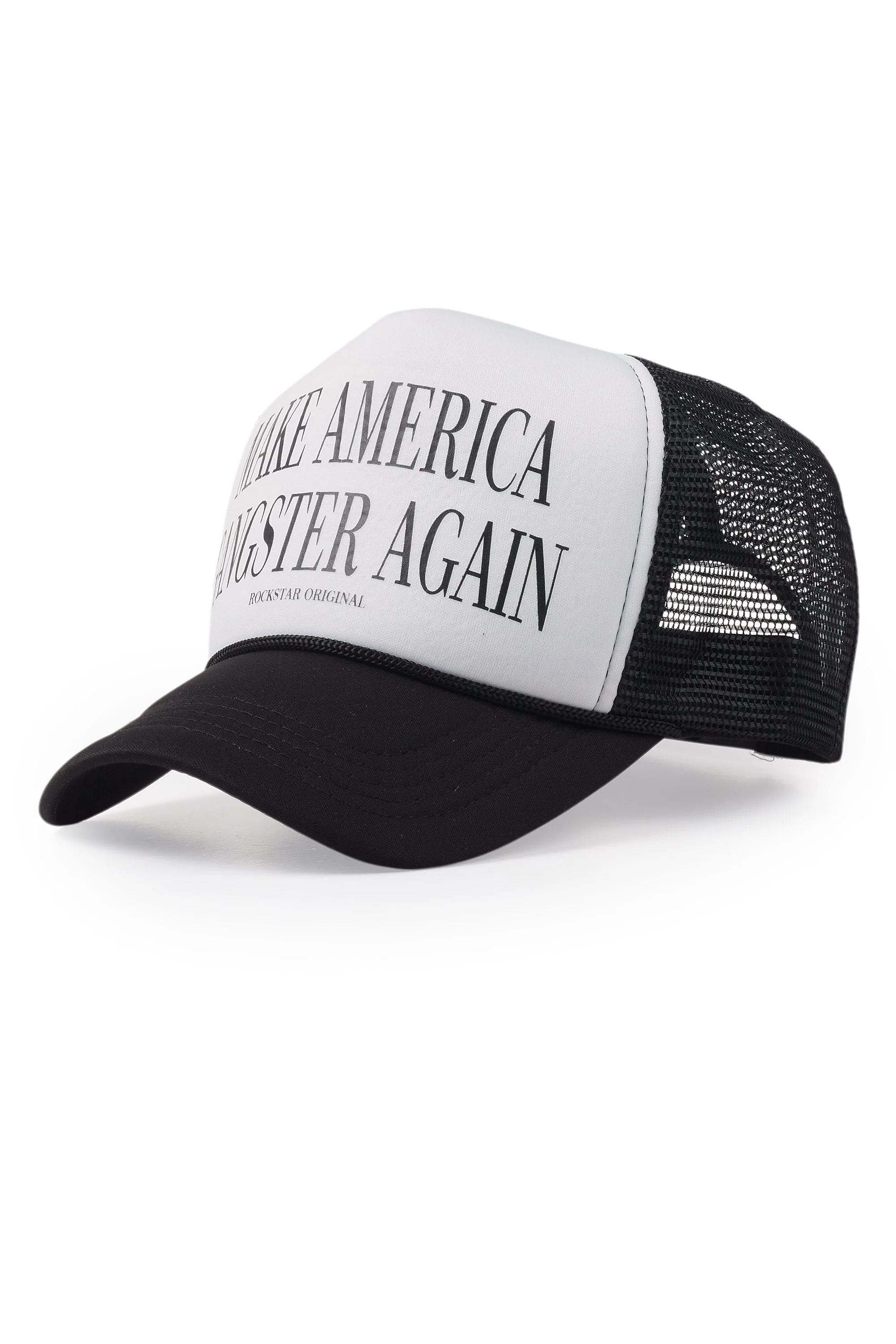 Drako White/Black Graphic Trucker Hat - Image 2