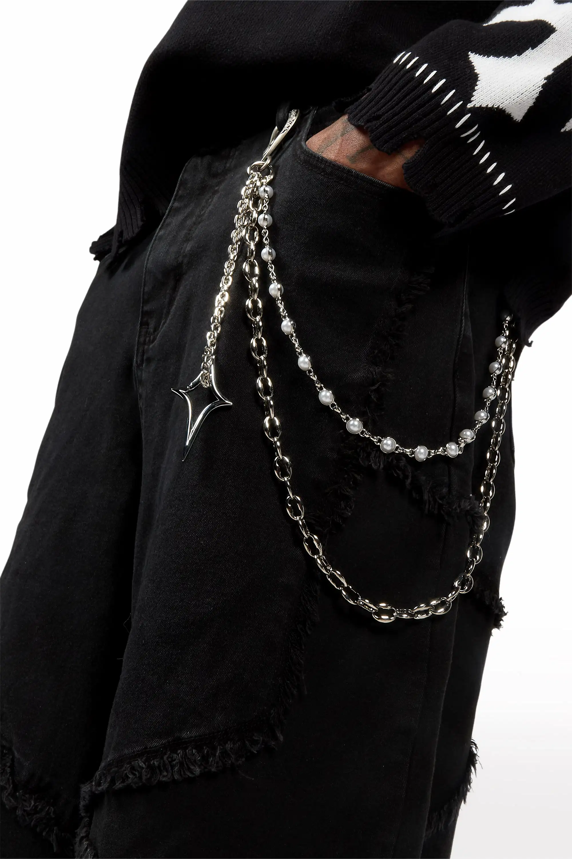Shibu Silver Wallet Chain - Image 2