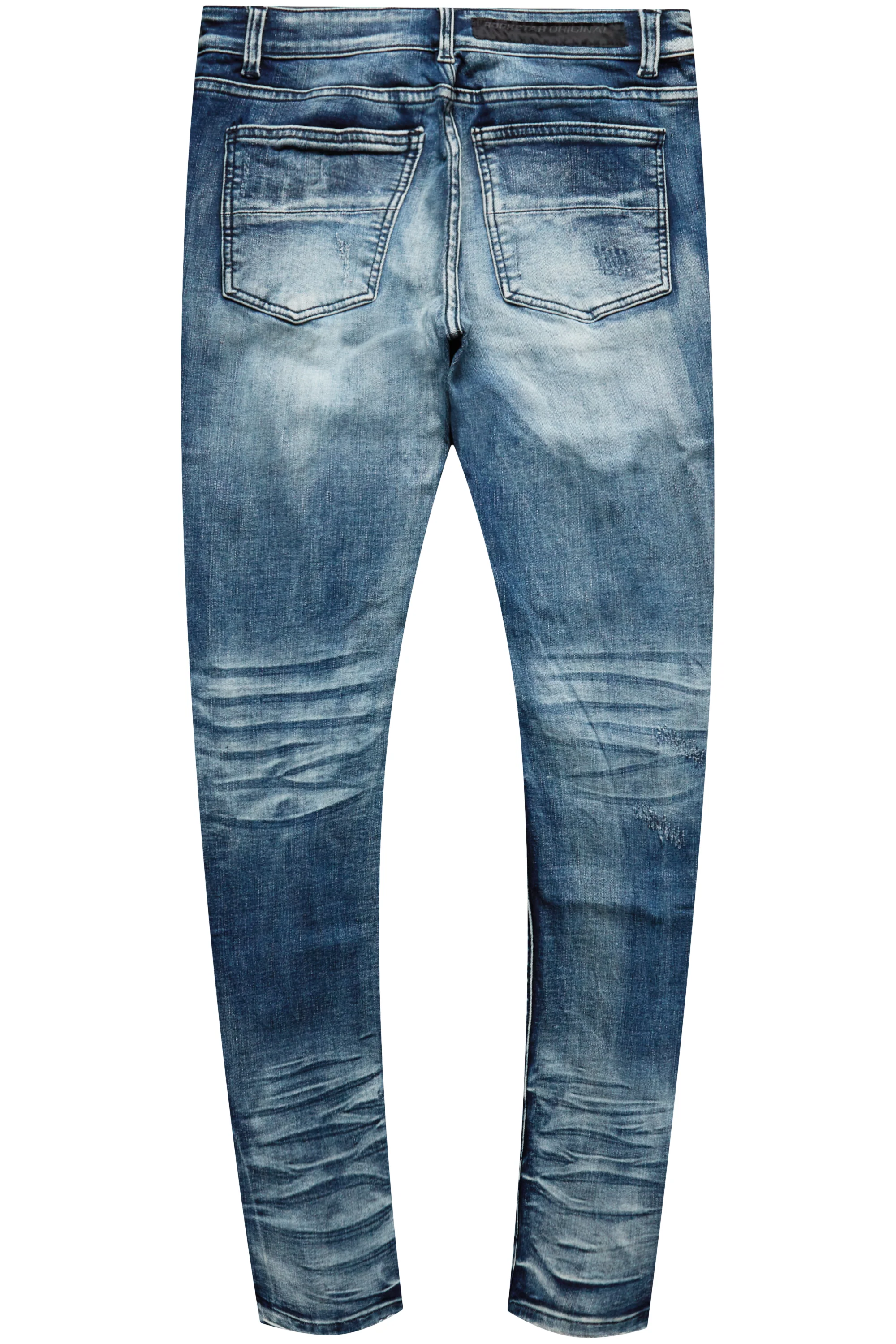 Jaymes Blue Stacked Flare Jean - Image 10