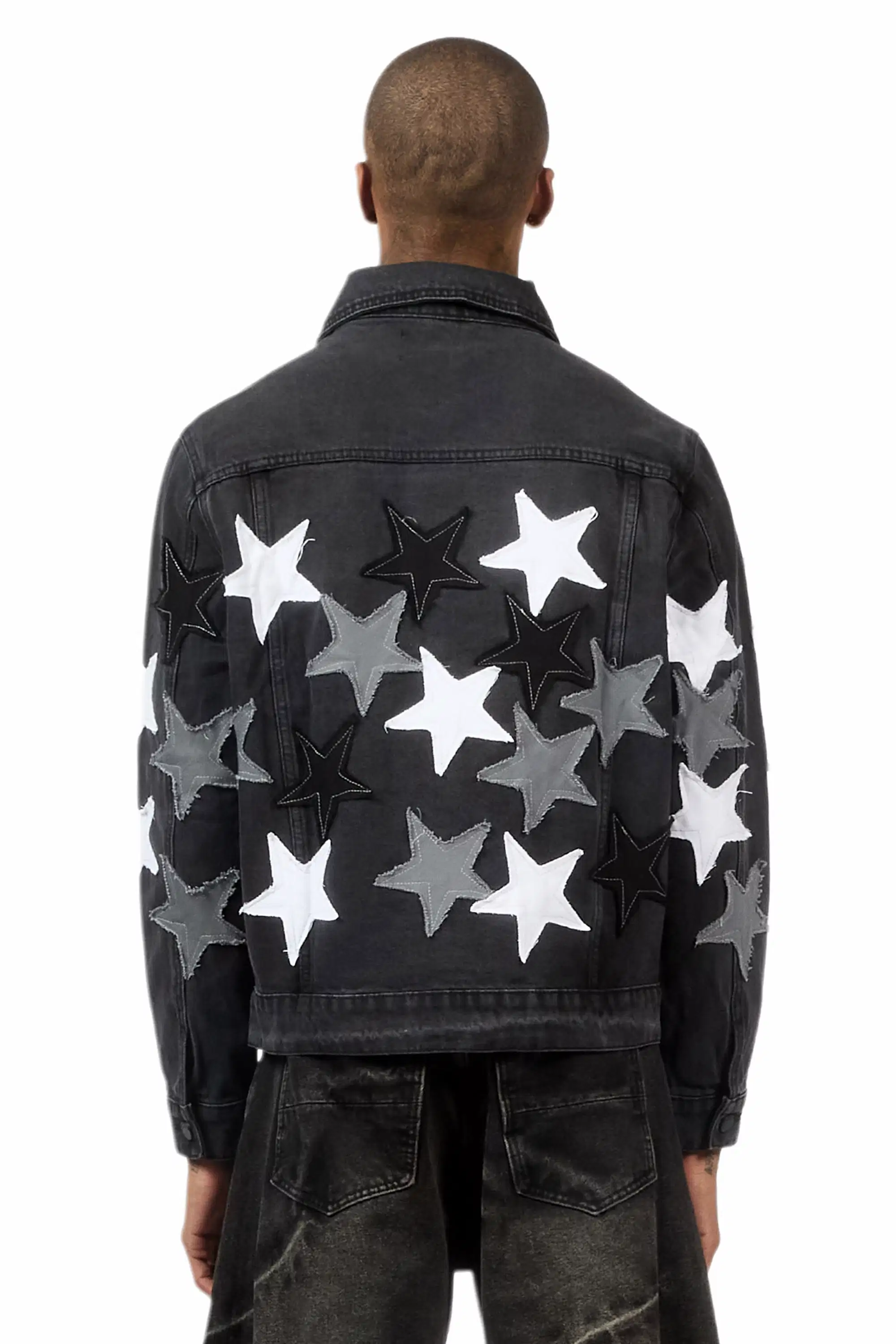 Starlane Black Denim Jacket - Image 5