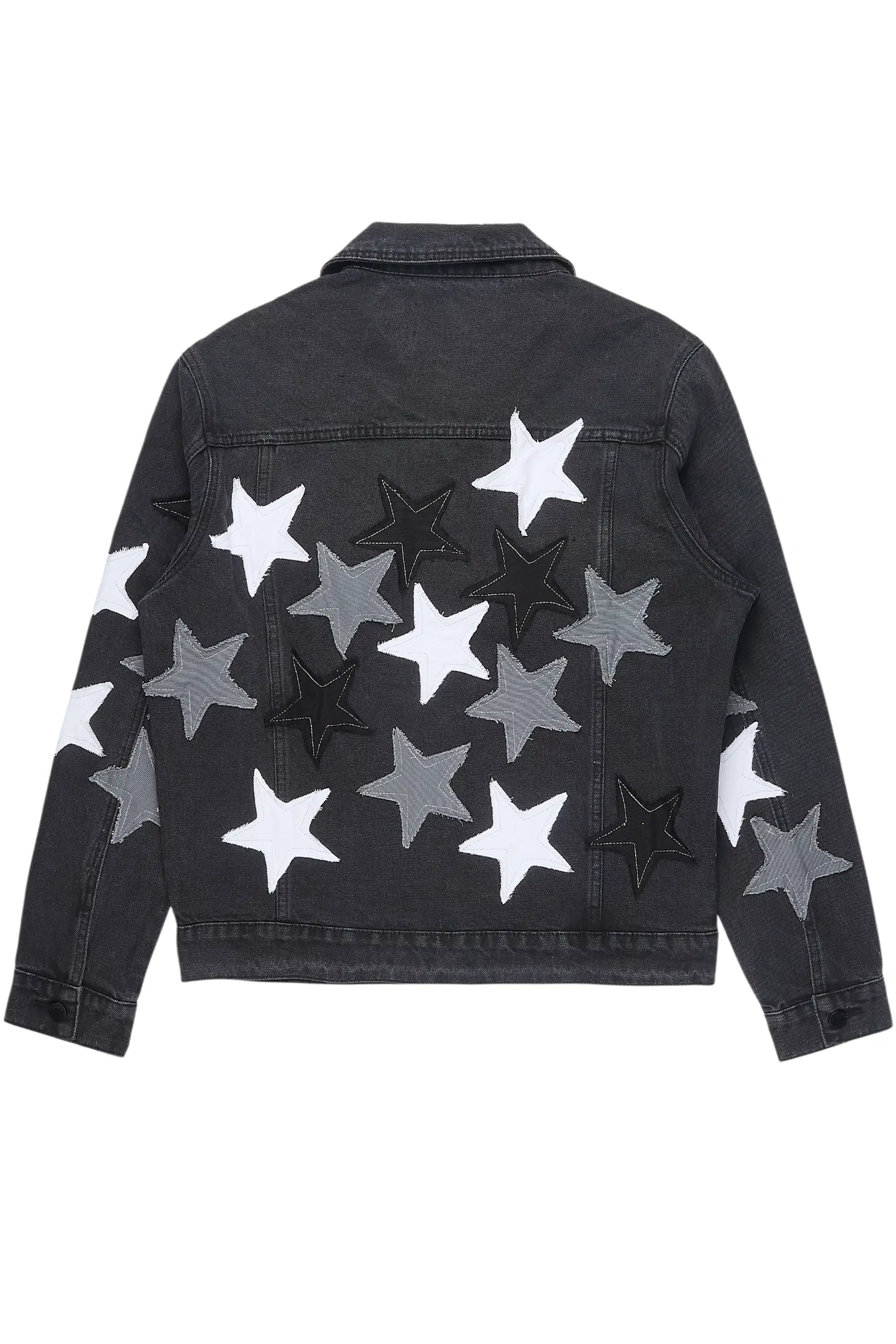 Starlane Black Denim Jacket - Image 8