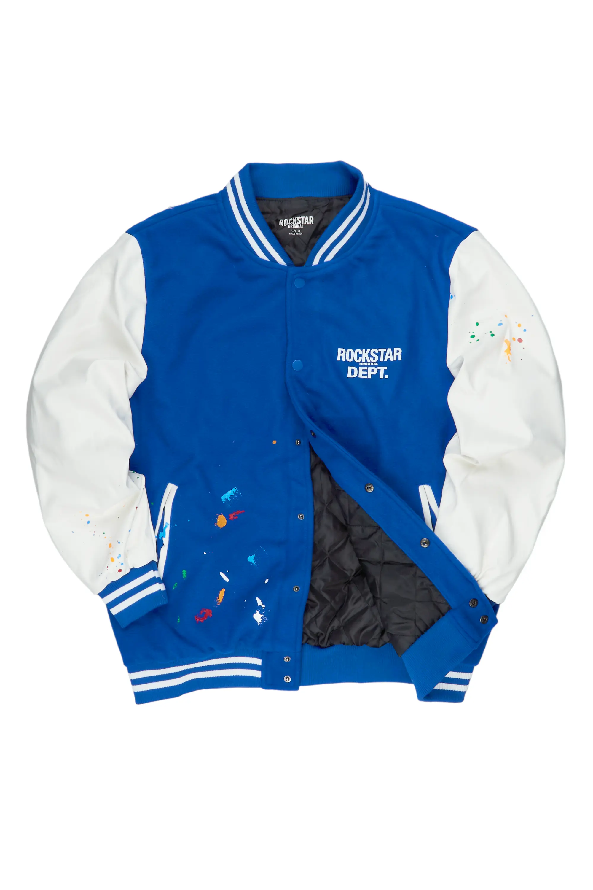 Boomer Royal/White Varsity Jacket - Image 3