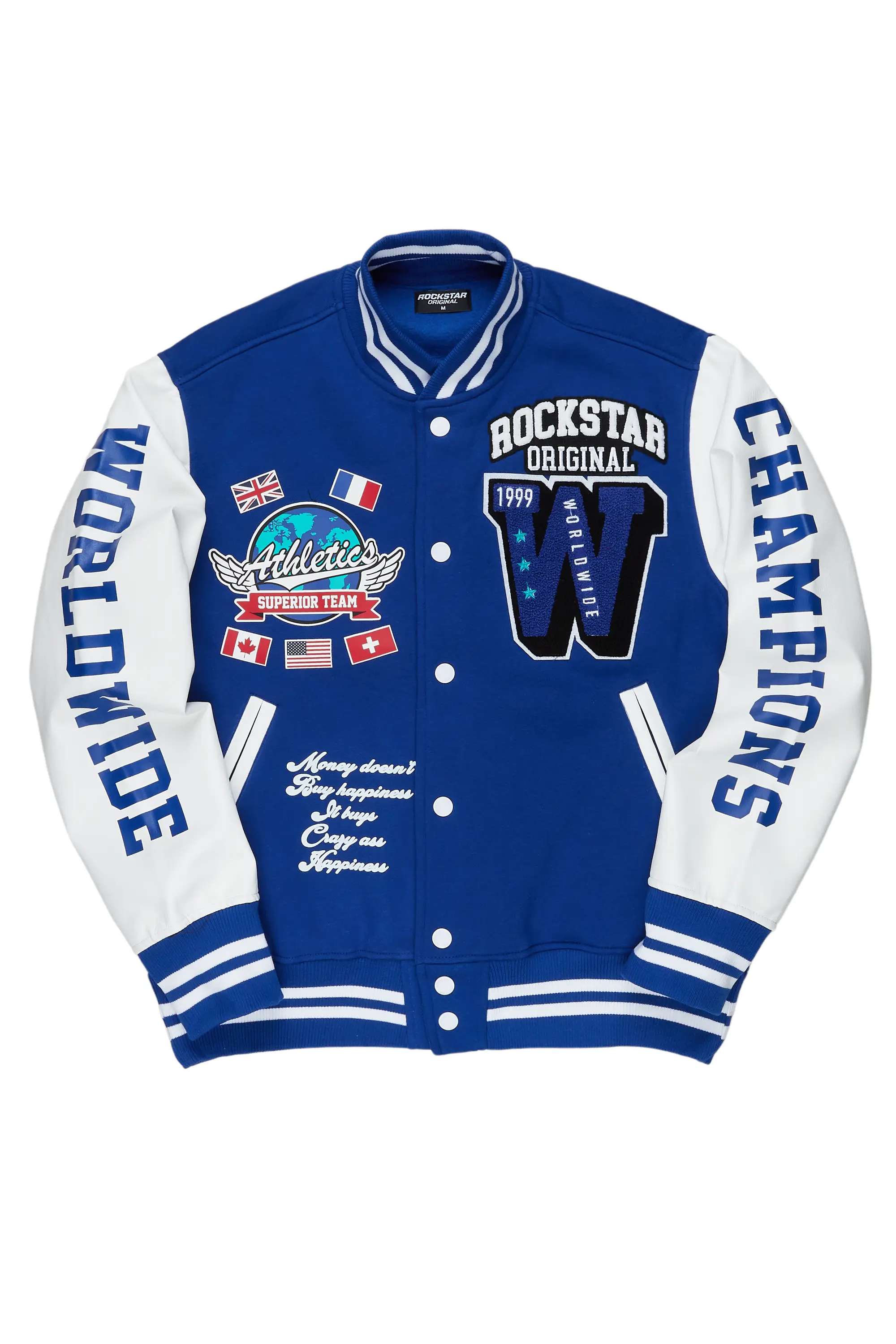 Izumi Blue Varsity Jacket - Image 2