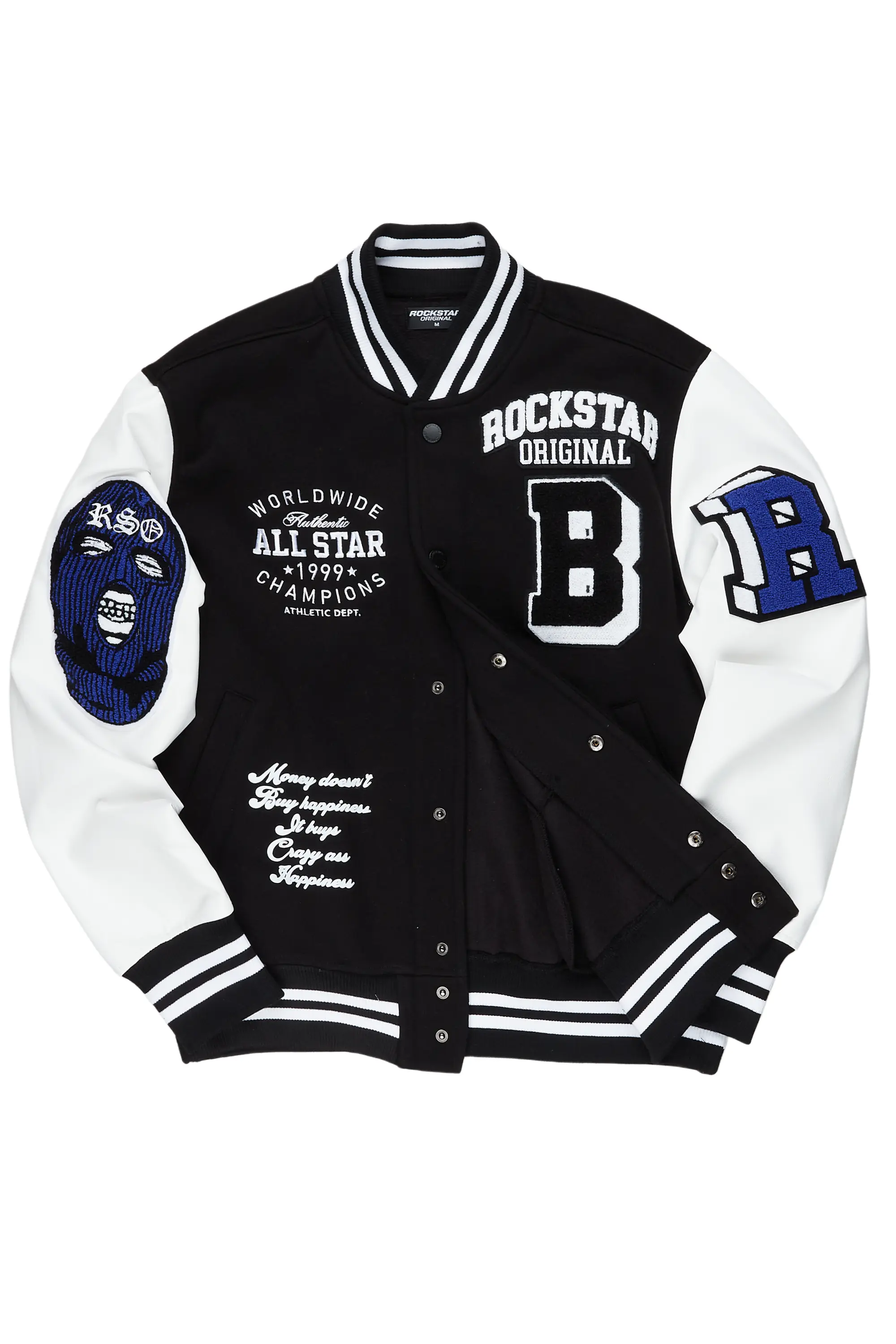Himiko Black Varsity Jacket - Image 3