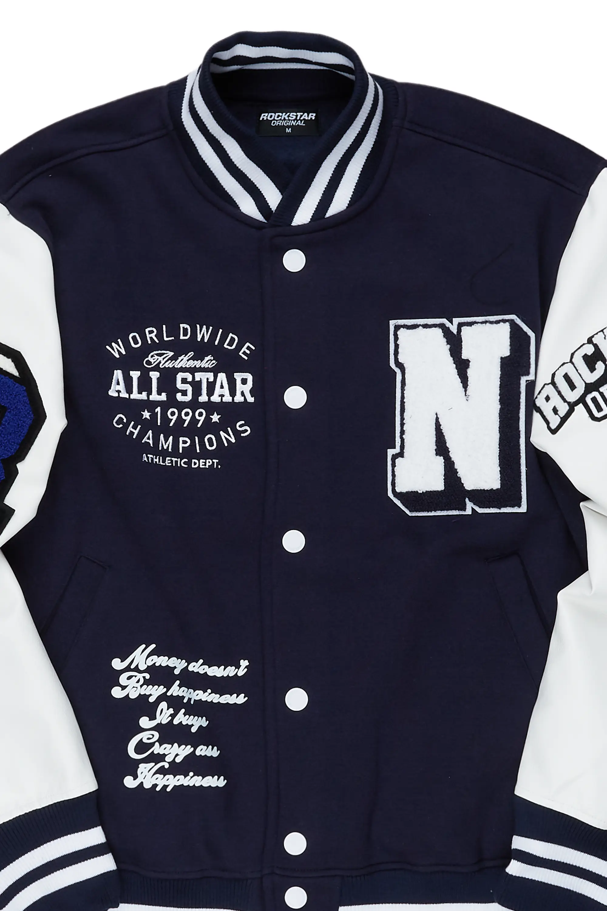 Himiko Navy Varsity Jacket - Image 7