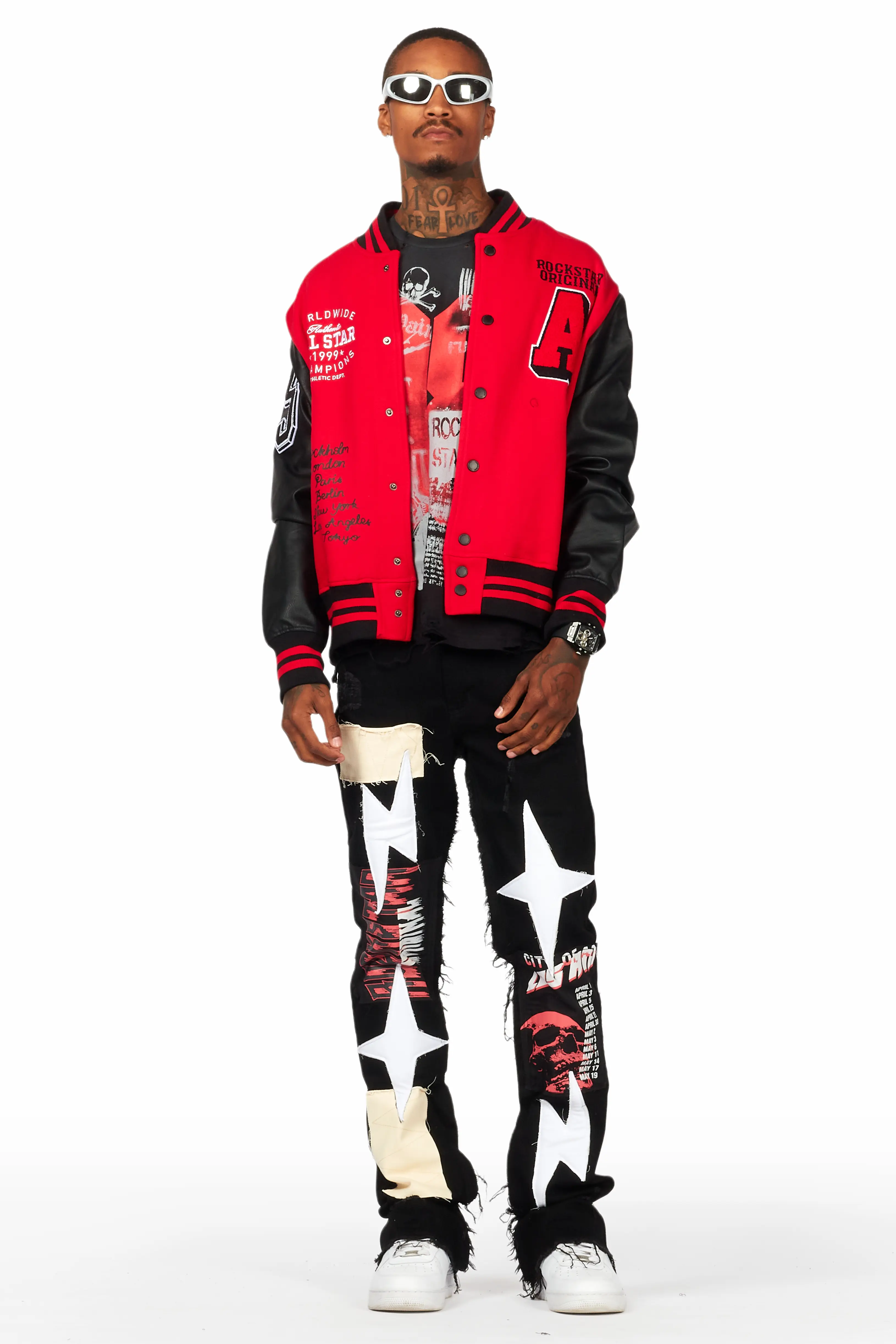 Pacari Red Varsity Jacket - Image 4
