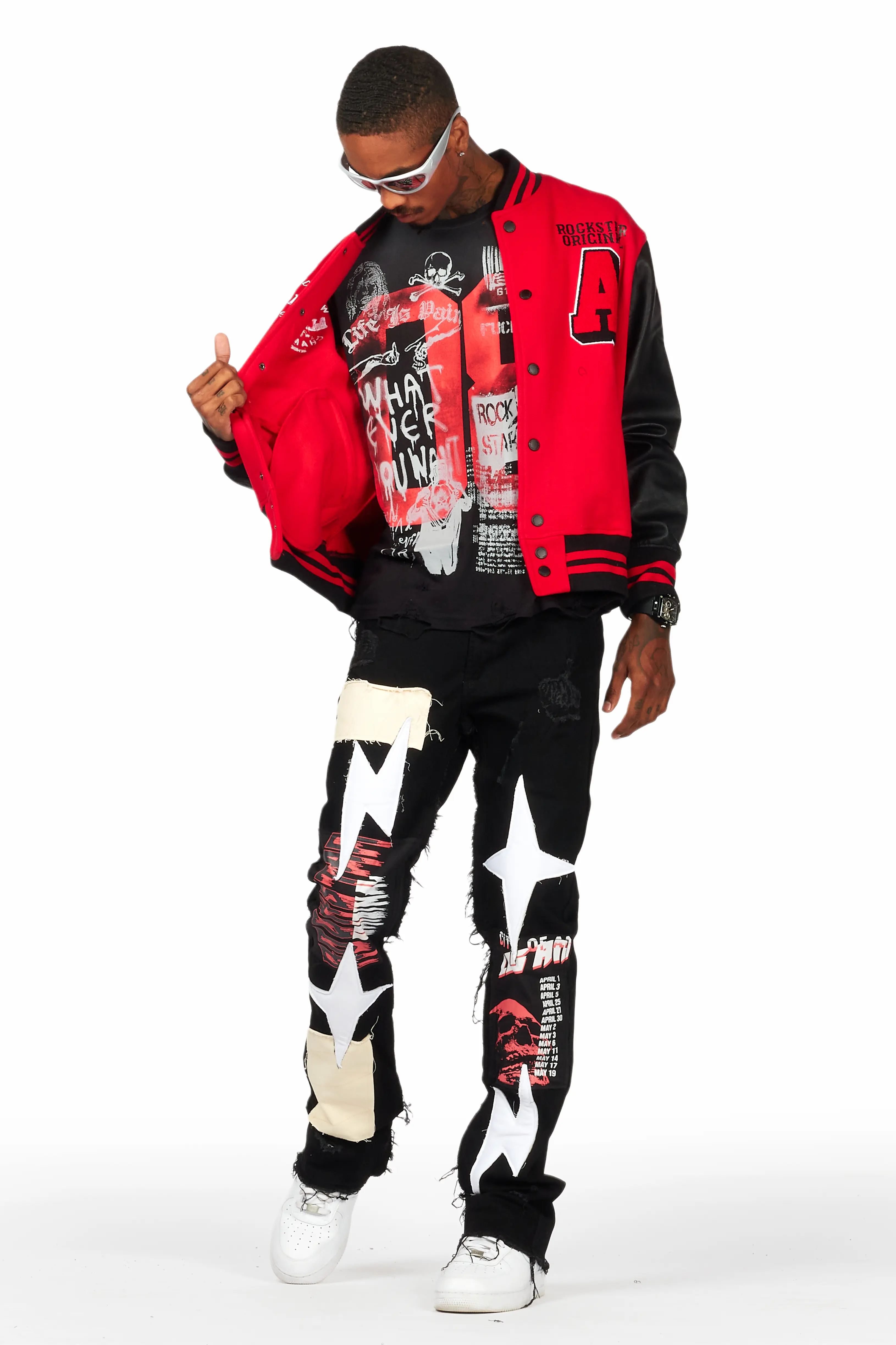 Pacari Red Varsity Jacket - Image 8