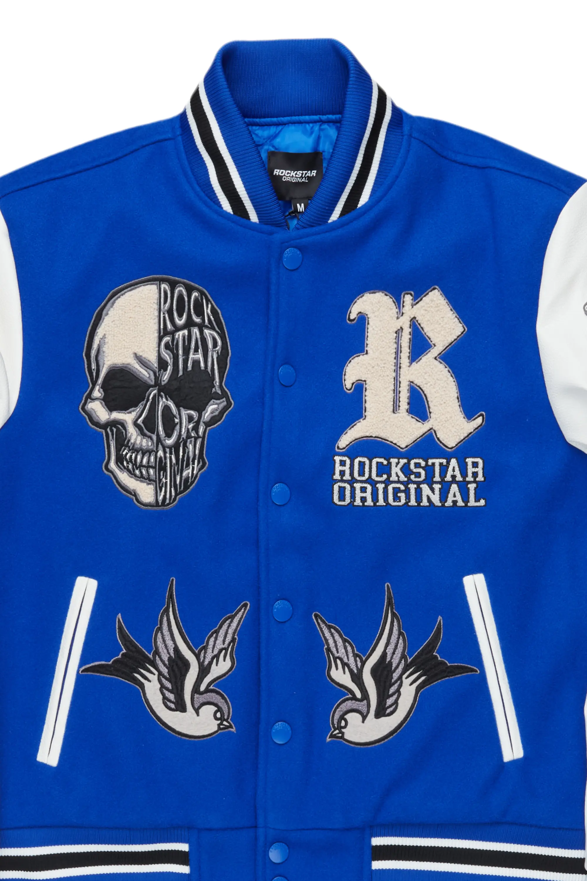 Vidar Royal Blue Varsity Jacket - Image 8