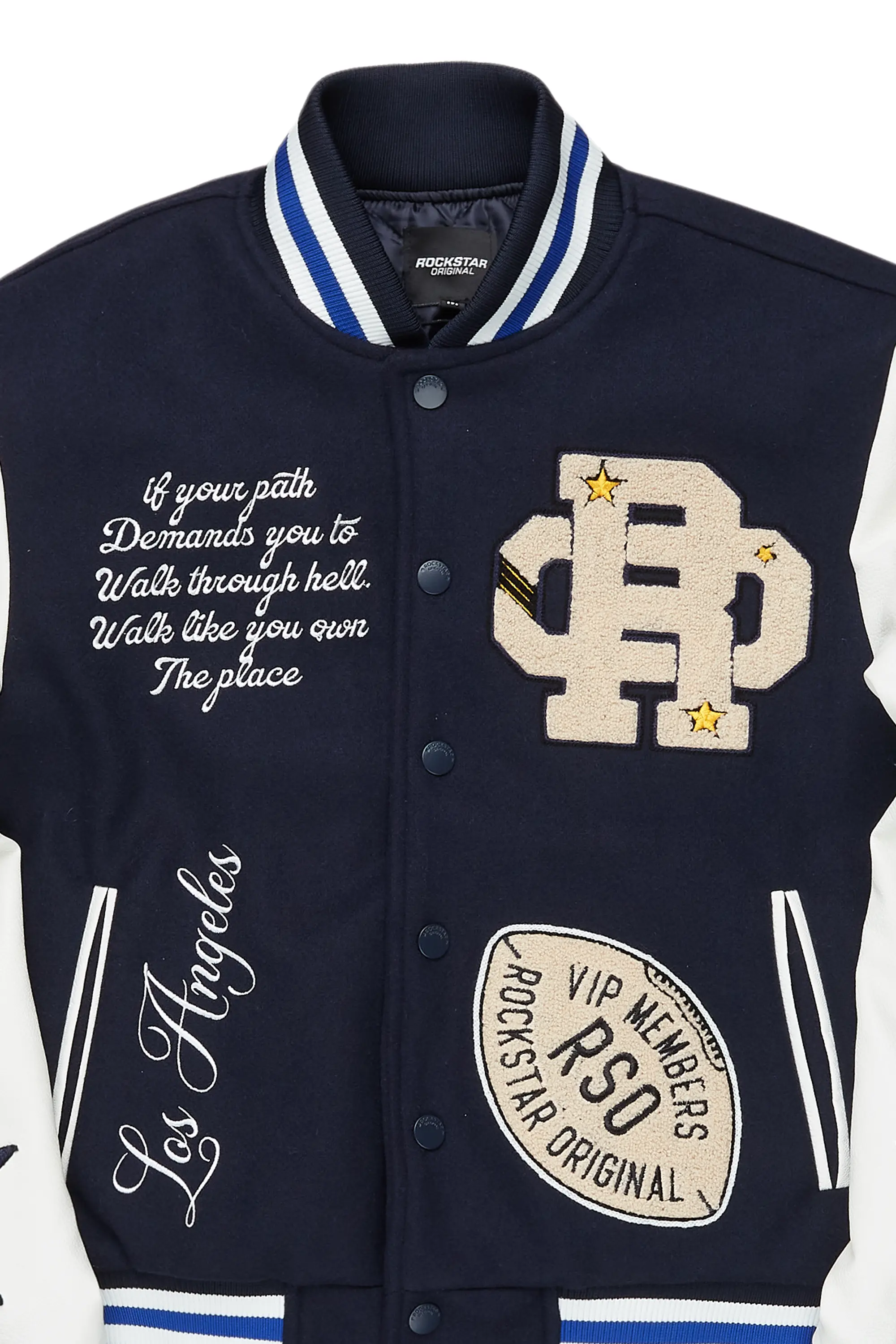 Balser Navy Varsity Jacket - Image 8