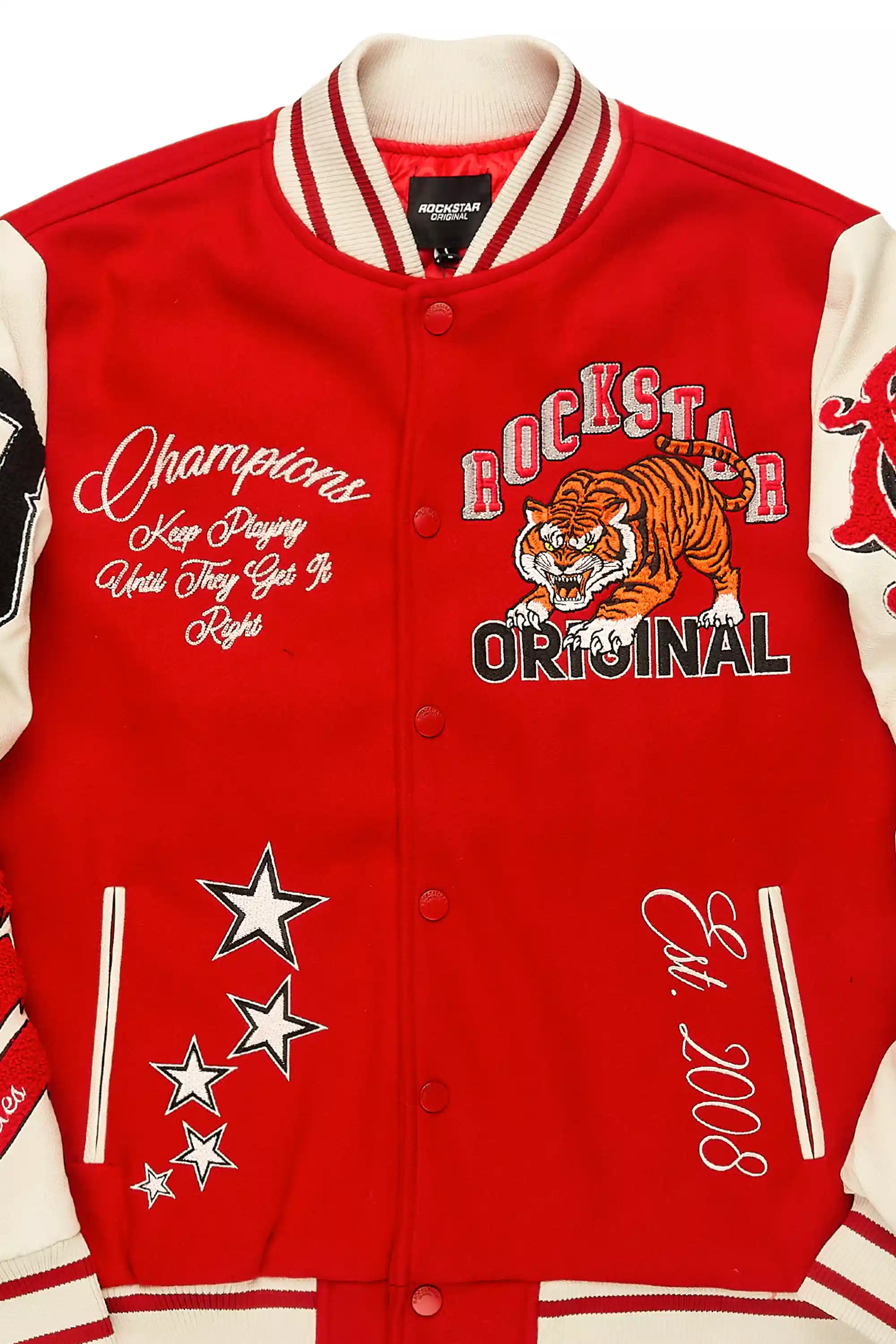 Alaric Red Varsity Jacket - Image 7